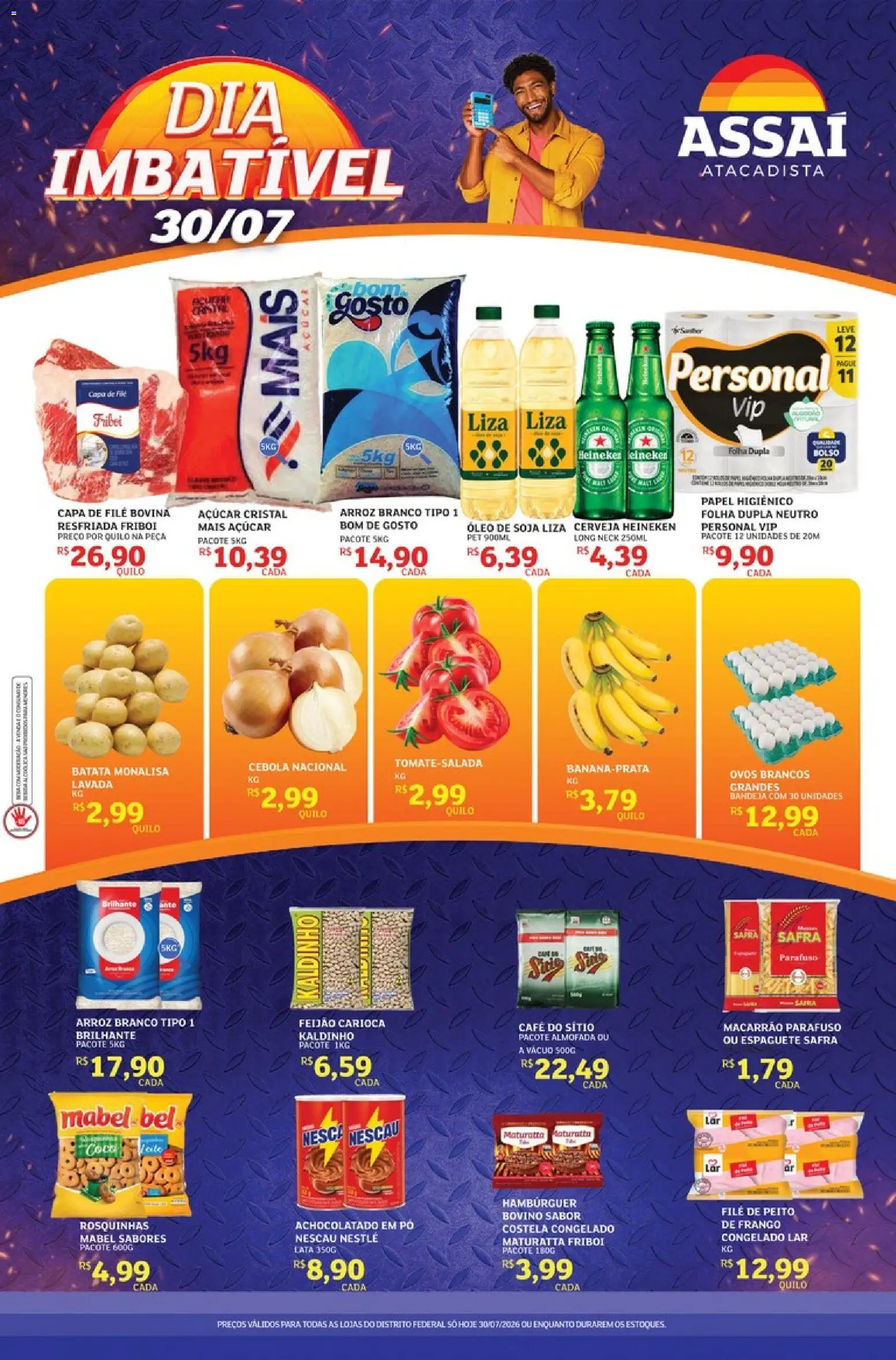 Pré-Visualização do folheto "Assaí Atacadista ofertas - DF" da loja Assaí Atacadista válido a partir de 30/07/2026