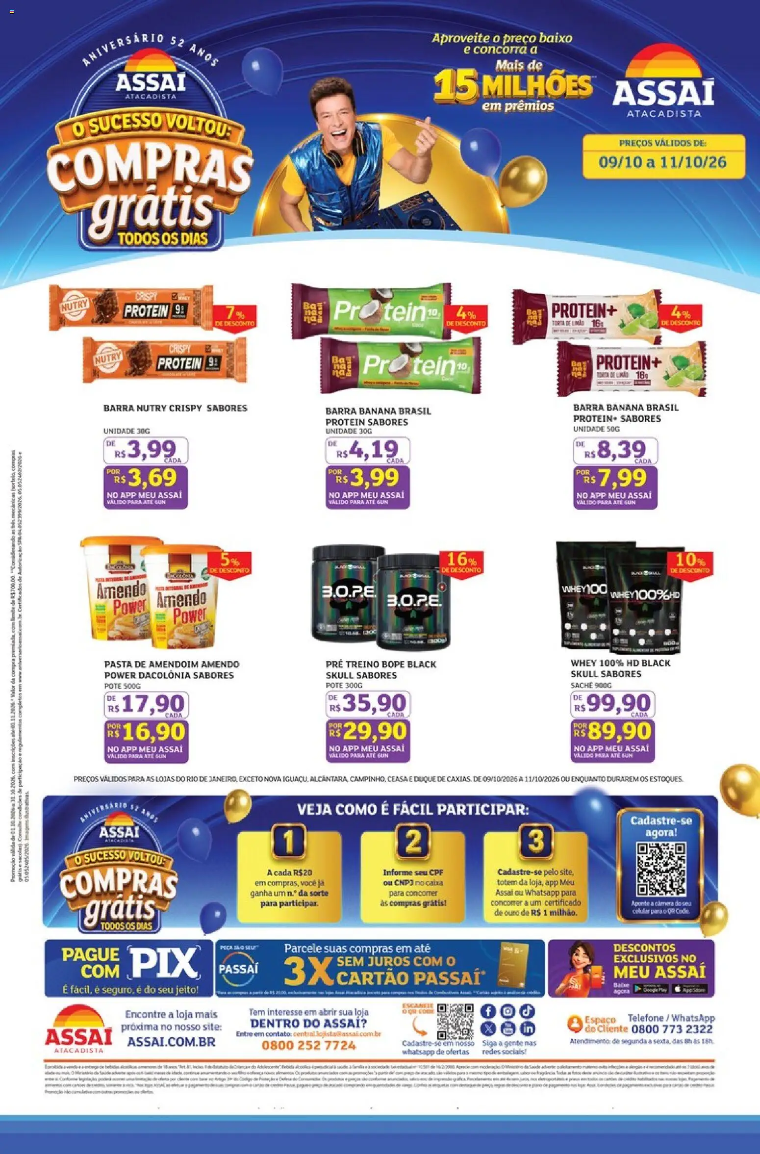 Pré-Visualização do folheto "Assaí Atacadista ofertas - RJ" da loja Assaí Atacadista válido a partir de 09/10/2026