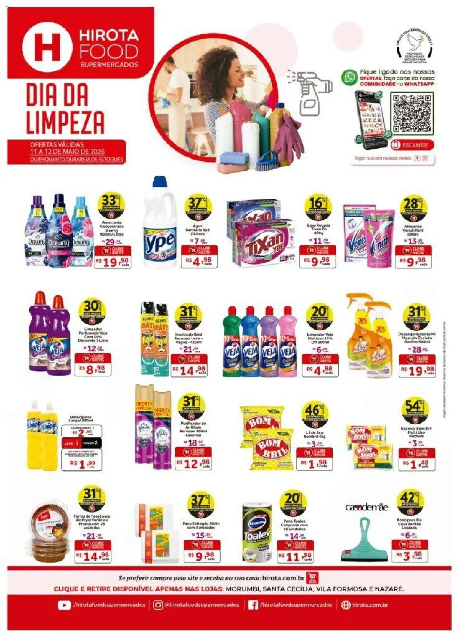 Pré-Visualização do folheto "Hirota Food ofertas Dia da Limpeza" da loja Hirota Food válido a partir de 11/05/2026
