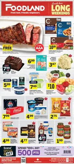 Preview of leaflet Foodland weekly flyer / circulaire from shop Foodland is valid from Sep 03, 2026