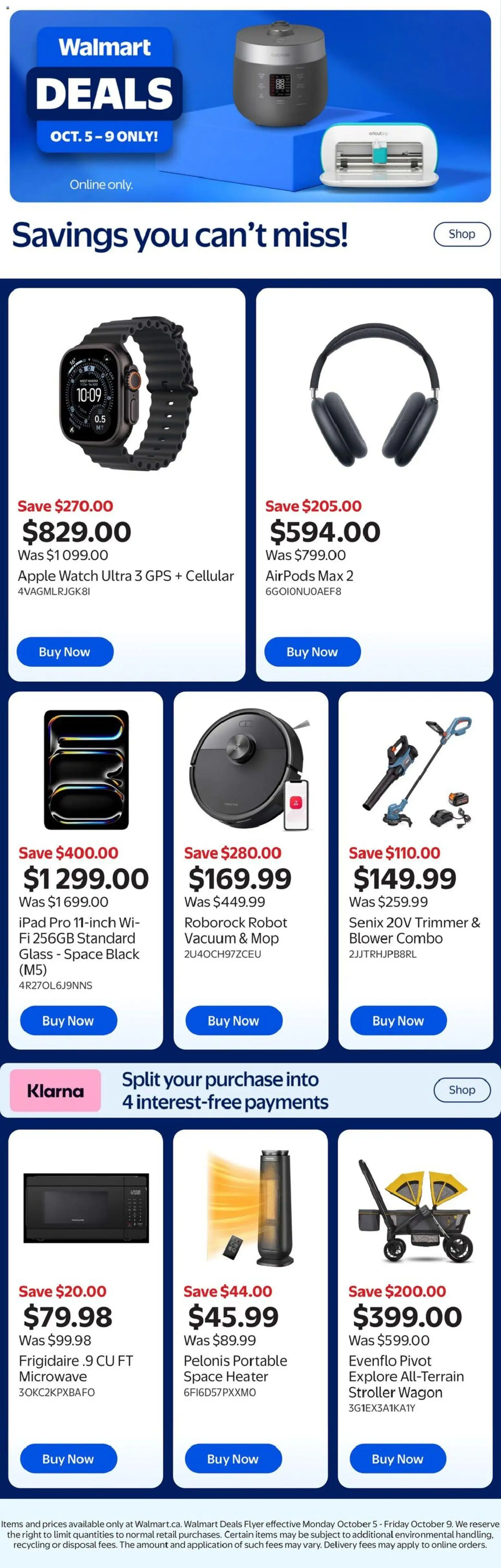 Preview of leaflet Walmart flyer - Walmart deals from shop Walmart is valid from Oct 05, 2026