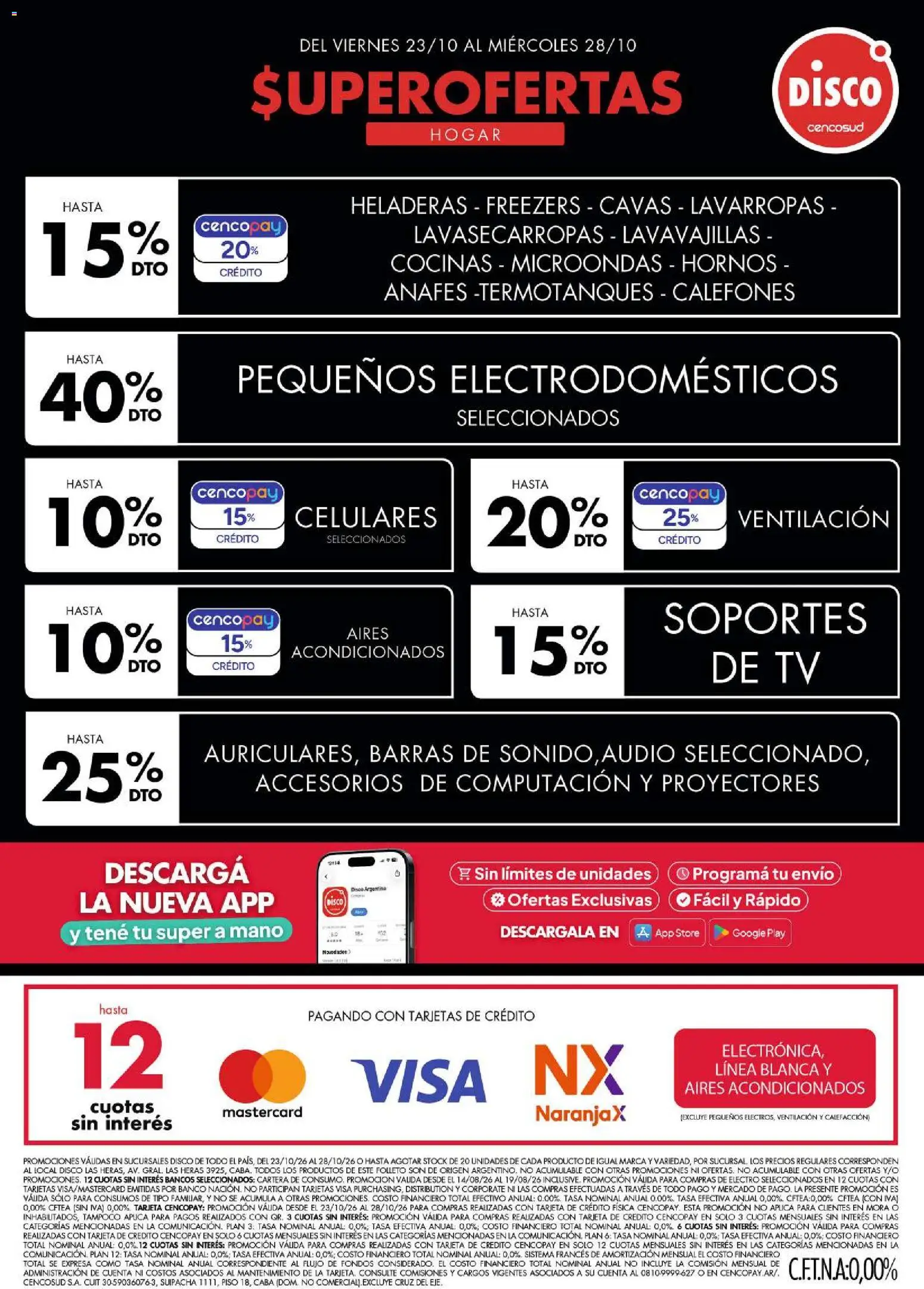 Vista previa del folleto de la tienda Disco válido desde el 23/10/2026 