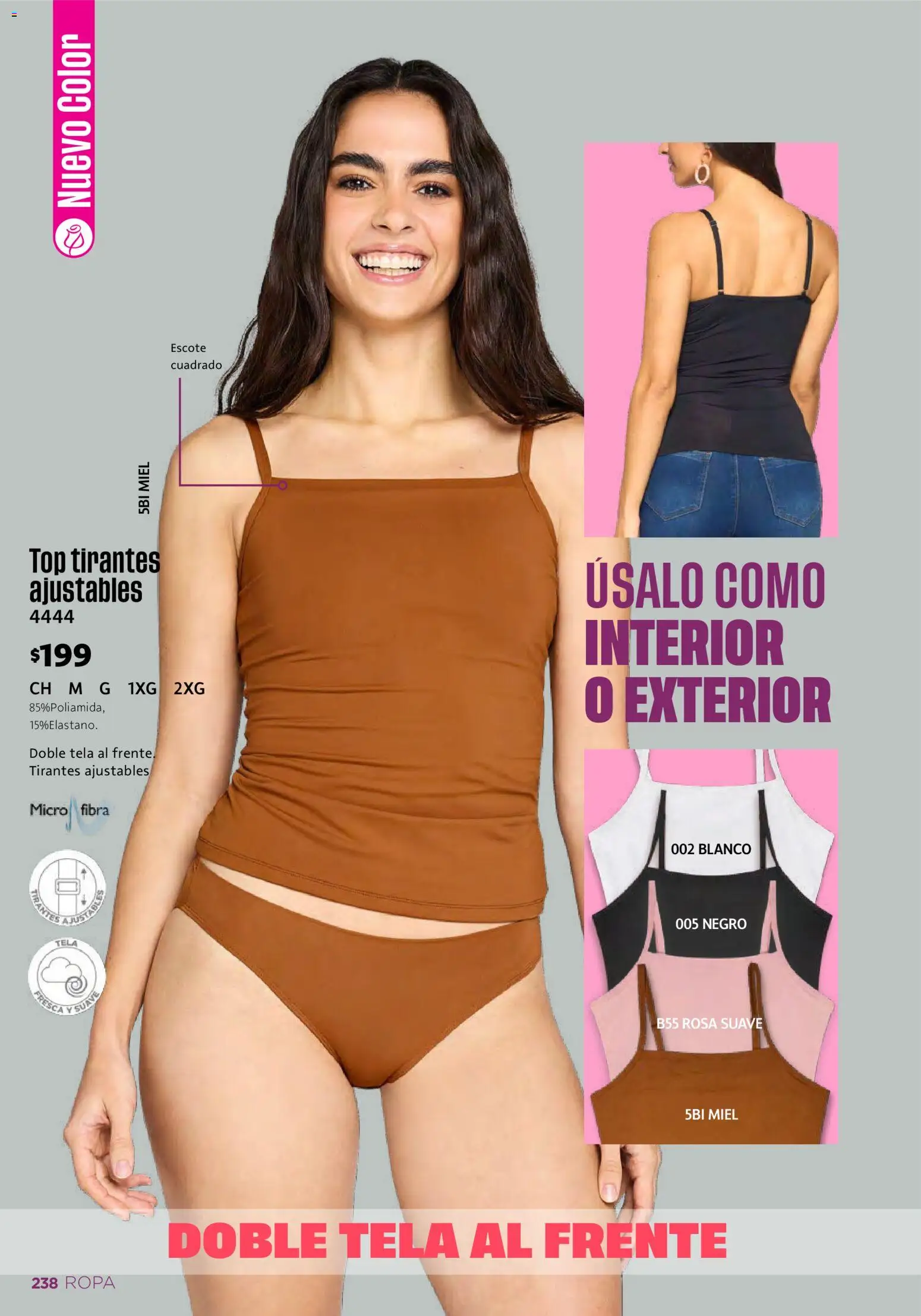 Vista previa las ofertas de la tienda Ilusión - Ilusión catálogo Verano desde el 01/05/2026 - Ropa, Top, Miel, Tirantes