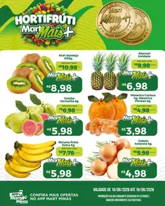 Pré-Visualização do folheto "Mart Minas ofertas Hortifruti" da loja Mart Minas válido a partir de 10/06/2026