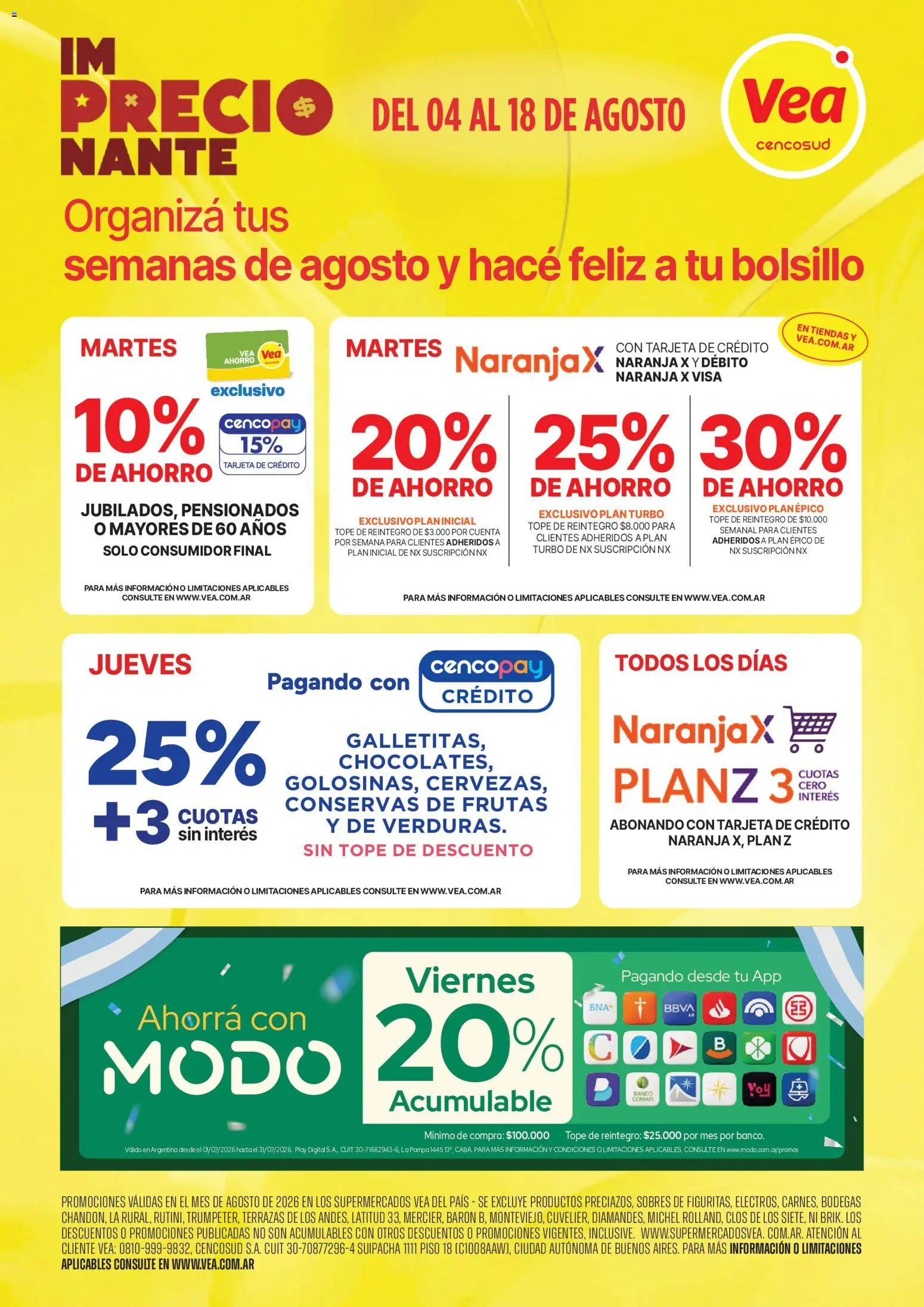 Vista previa del folleto de la tienda Vea válido desde el 04/08/2026 