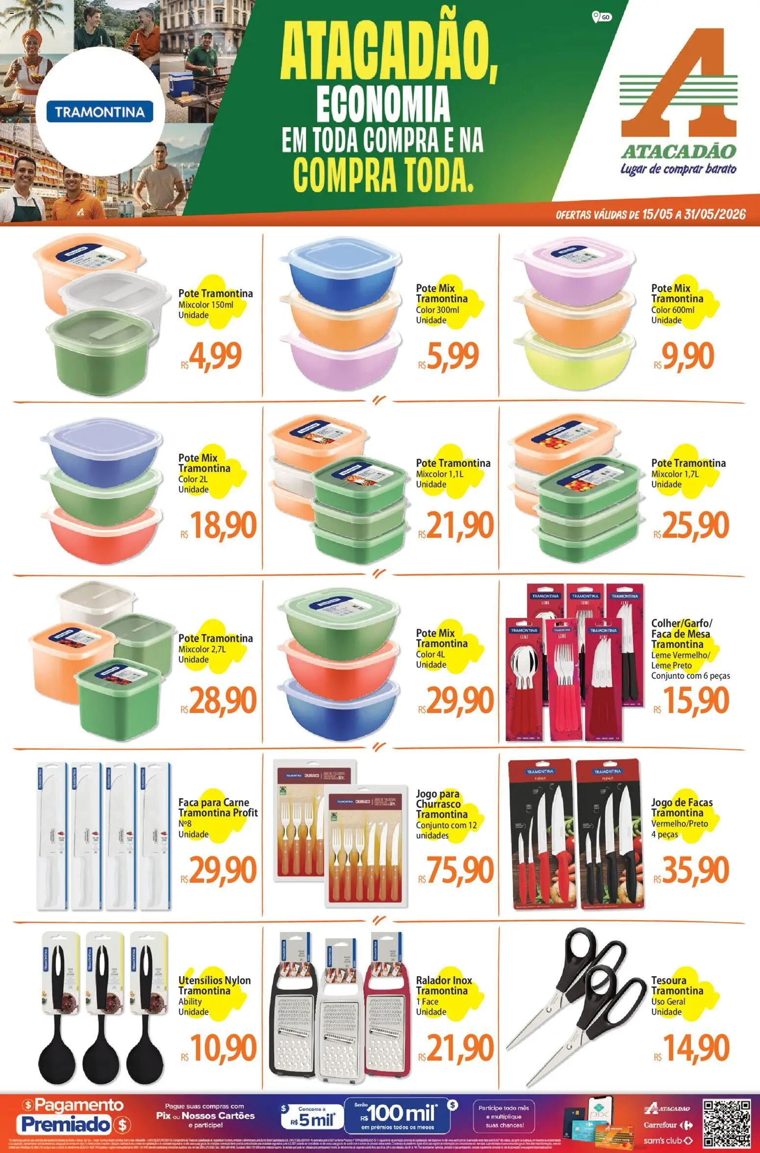 Pré-Visualização do folheto "Atacadão ofertas - GO" da loja Atacadão válido a partir de 15/05/2026