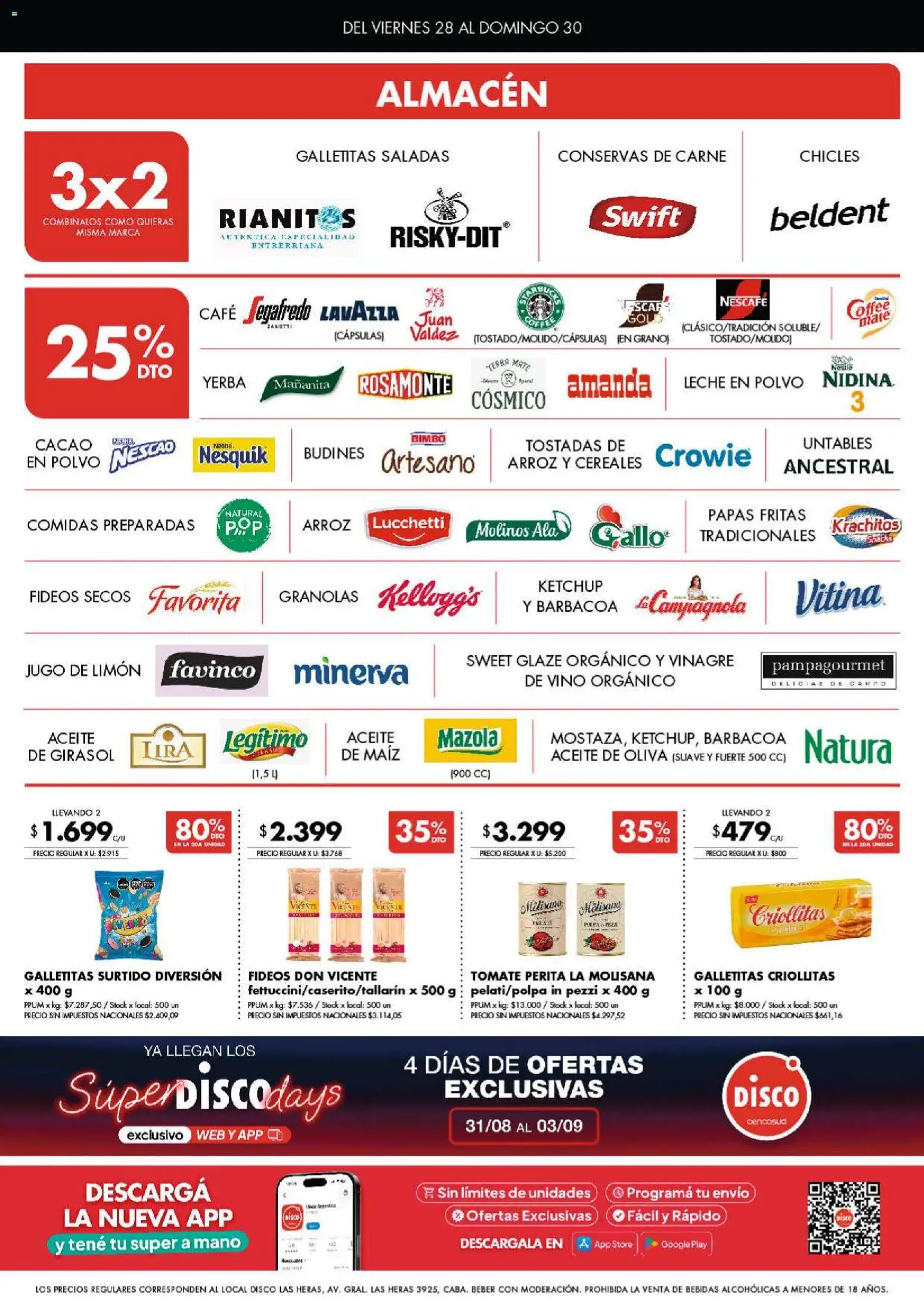 Vista previa del folleto de la tienda Disco válido desde el 27/08/2026 