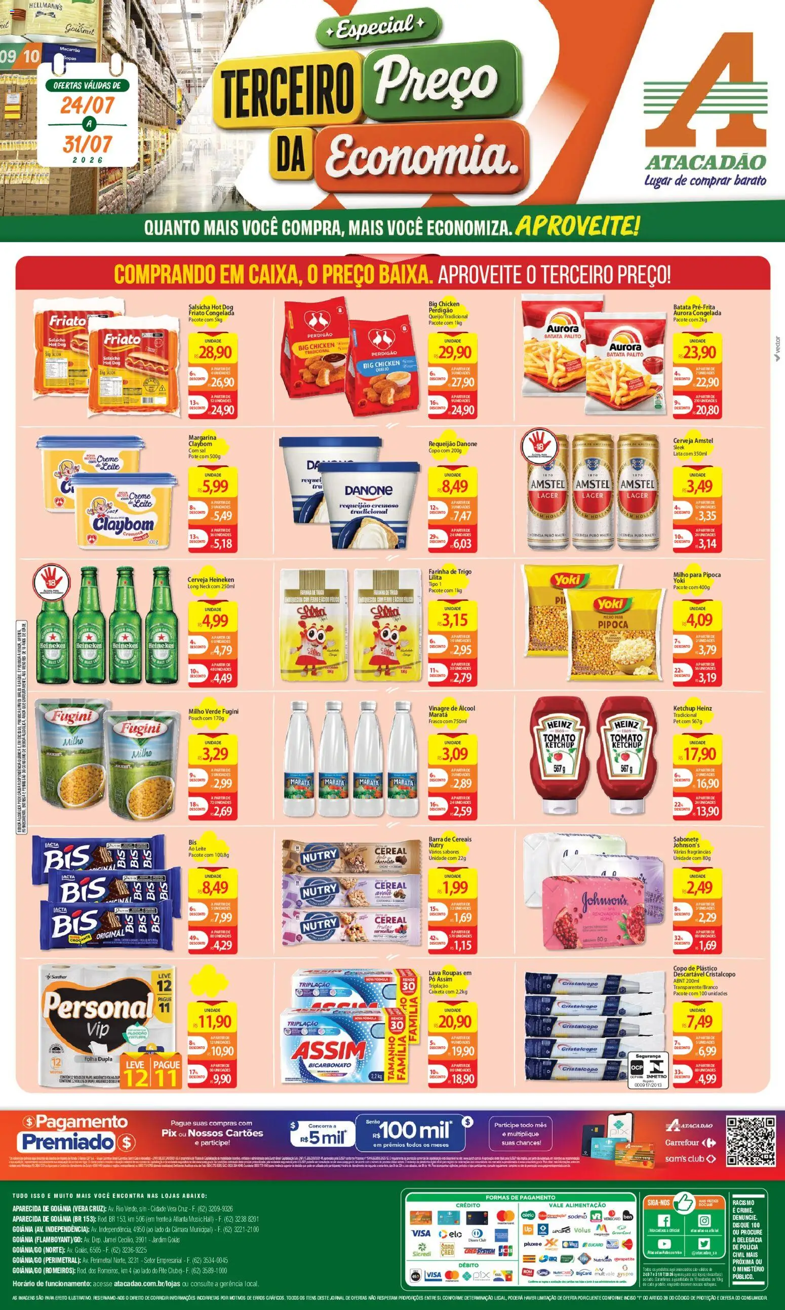 Pré-Visualização do folheto "Atacadão ofertas - GO" da loja Atacadão válido a partir de 24/07/2026