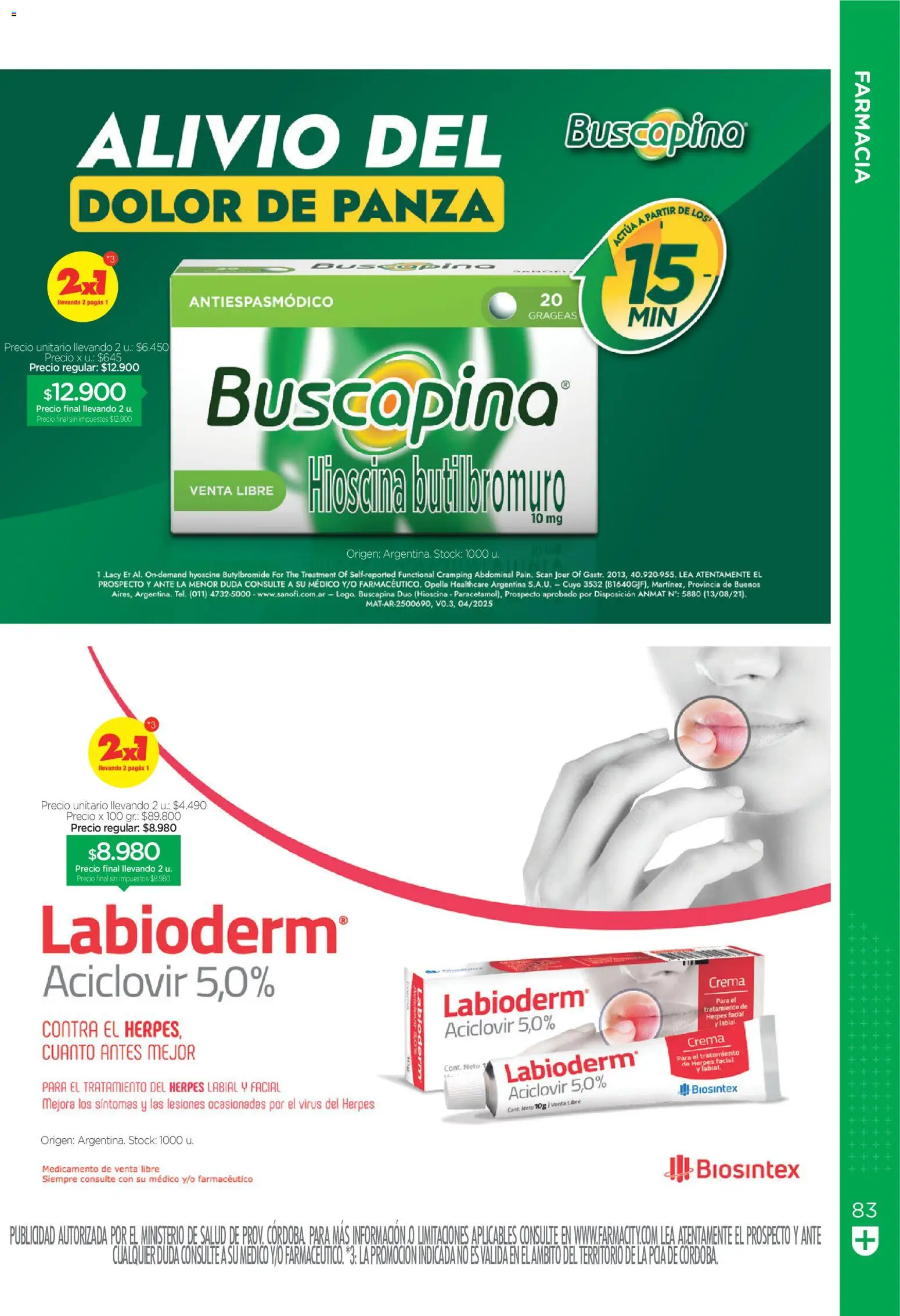 Vista previa del folleto de la tienda Farmacity válido desde el 01/10/2026 