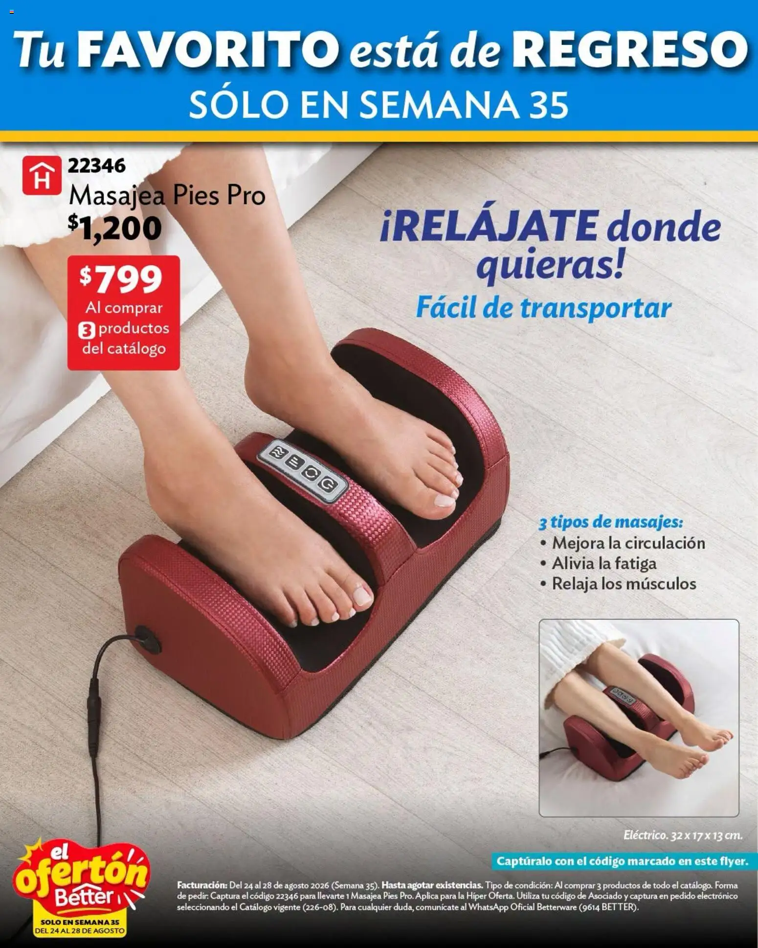 Vista previa las ofertas de la tienda Betterware - Betterware catálogo El Ofertón desde el 24/08/2026 