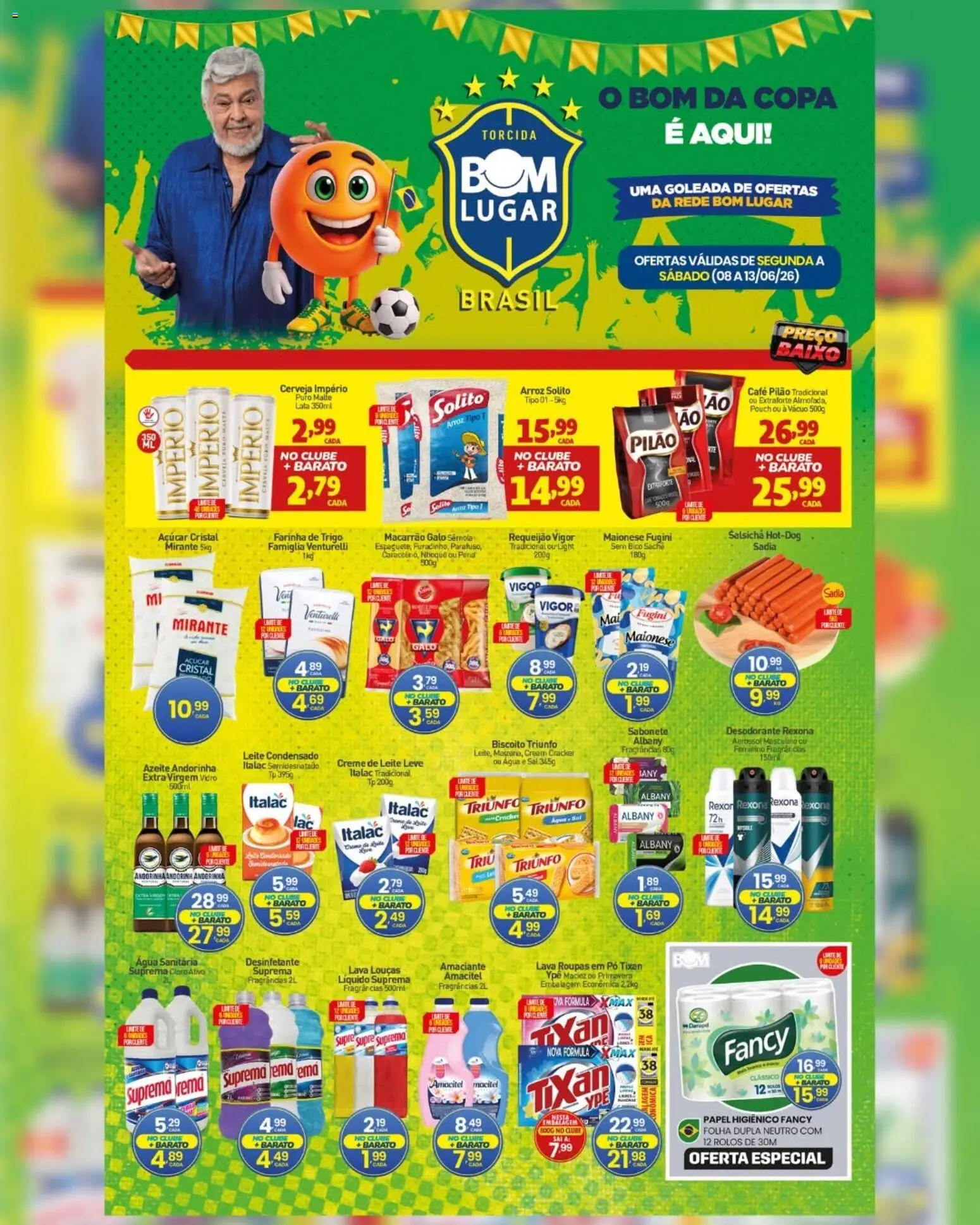 Pré-Visualização do folheto "Rede Bom Lugar - Ofertas da semana" da loja Rede Bom Lugar válido a partir de 08/06/2026