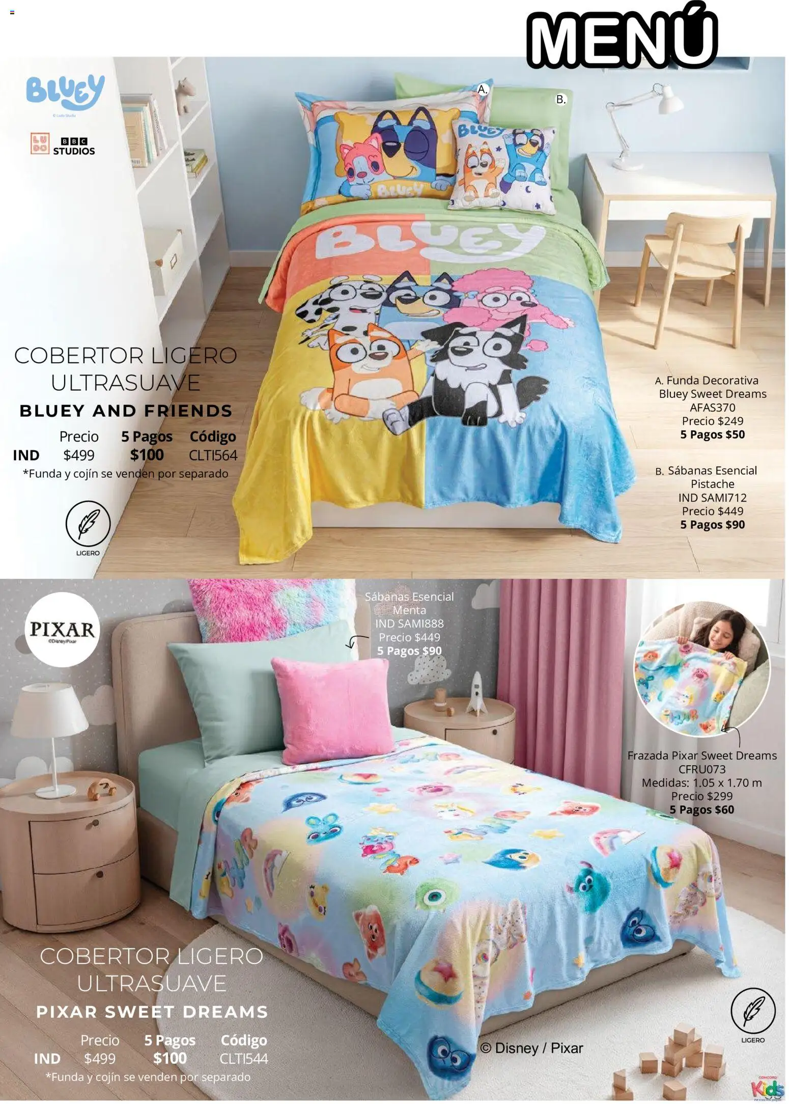 Vista previa las ofertas de la tienda Colchas Concord - Colchas Concord catálogo Colección Infantil Para los más peques desde el 15/10/2026 