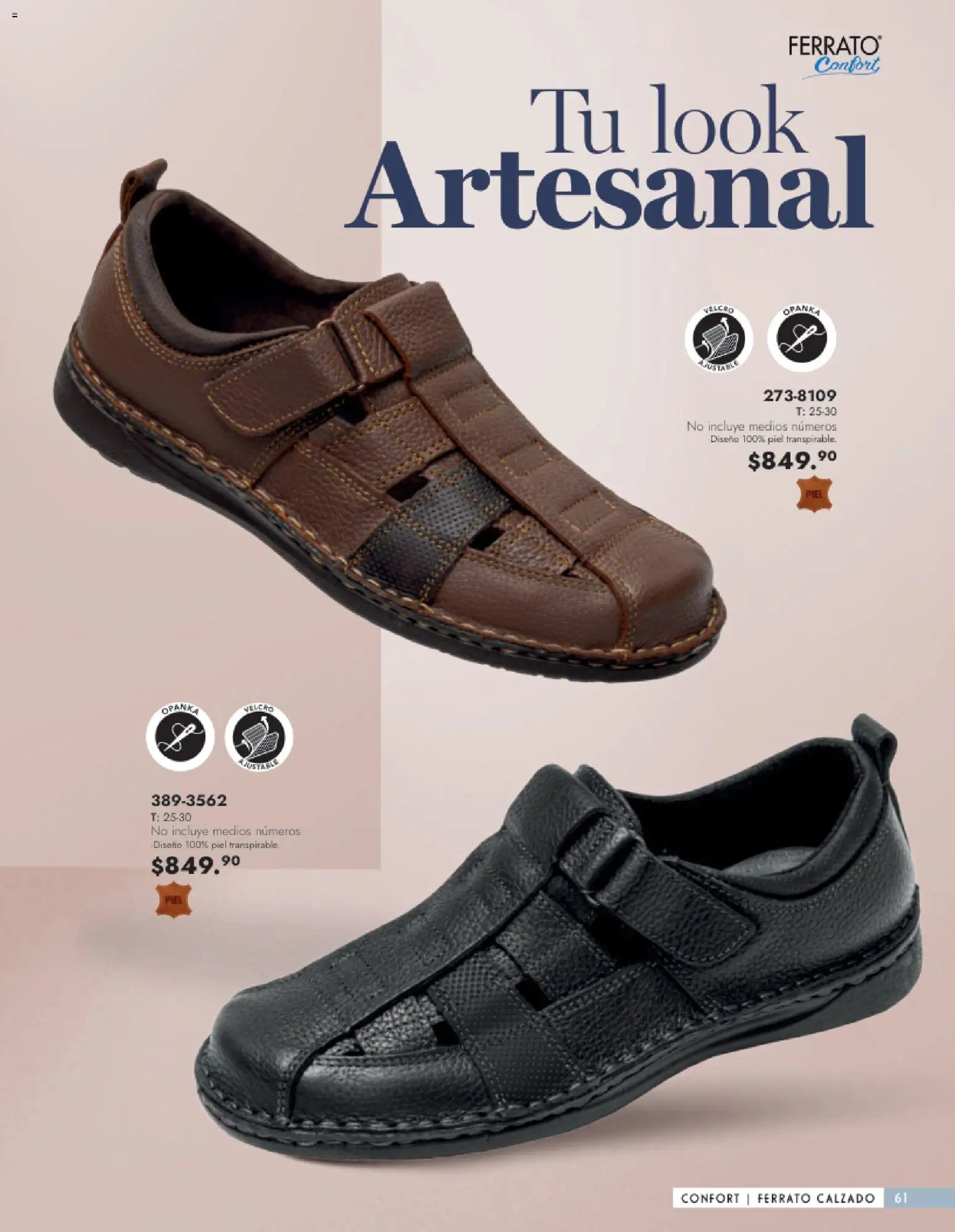 Vista previa las ofertas de la tienda Andrea - Catálogo Calzado Caballero desde el 25/01/2026 