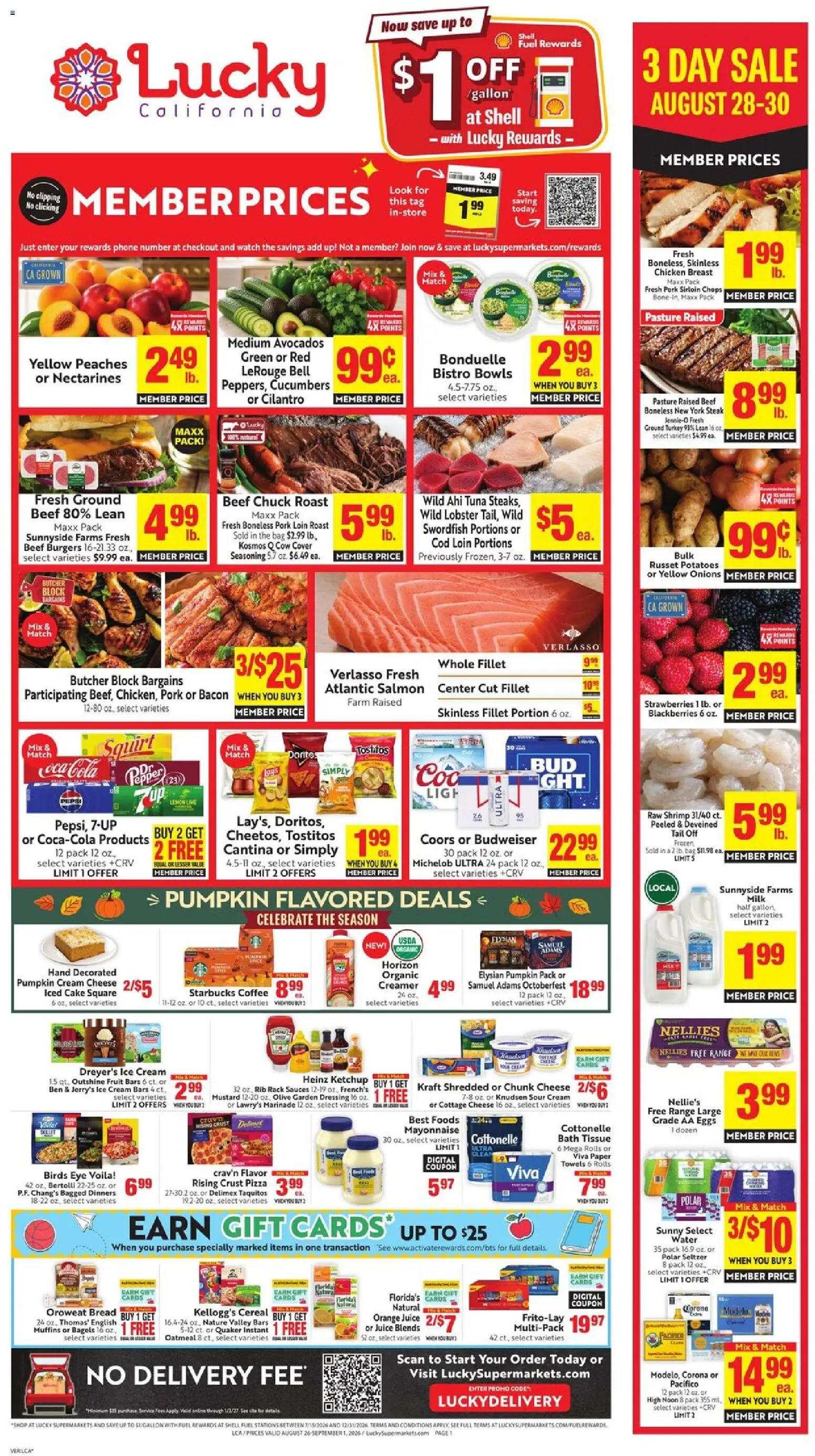 Ad Preview of Lucky Supermarkets Lucky Supermarkets Weekly Ad from 08/26/2026