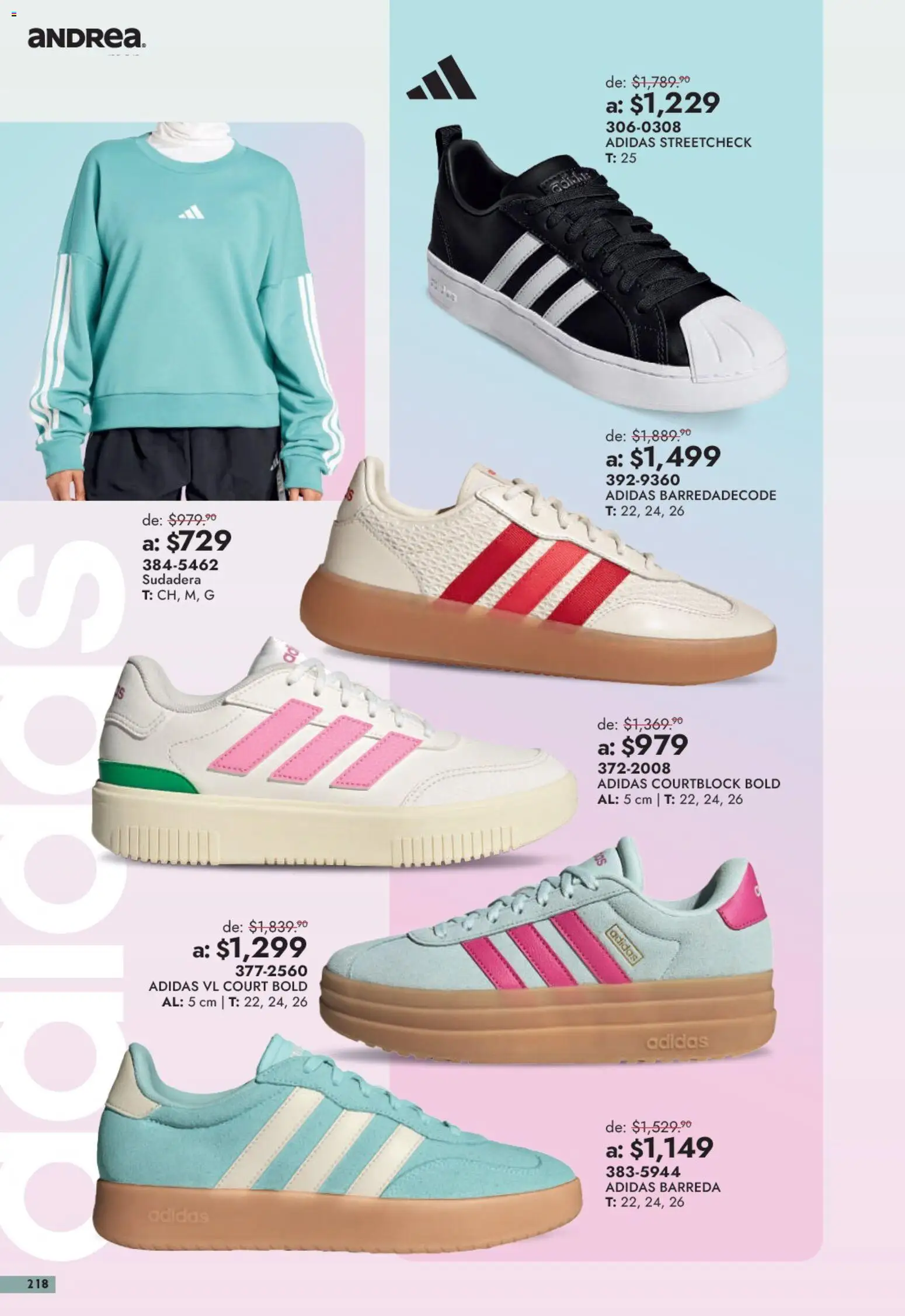 Vista previa las ofertas de la tienda Andrea - Andrea catálogo Outlet desde el 13/09/2026 