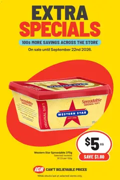 Preview of catalogue IGA catalogue Hawthorn from shop IGA valid 16/09/2026