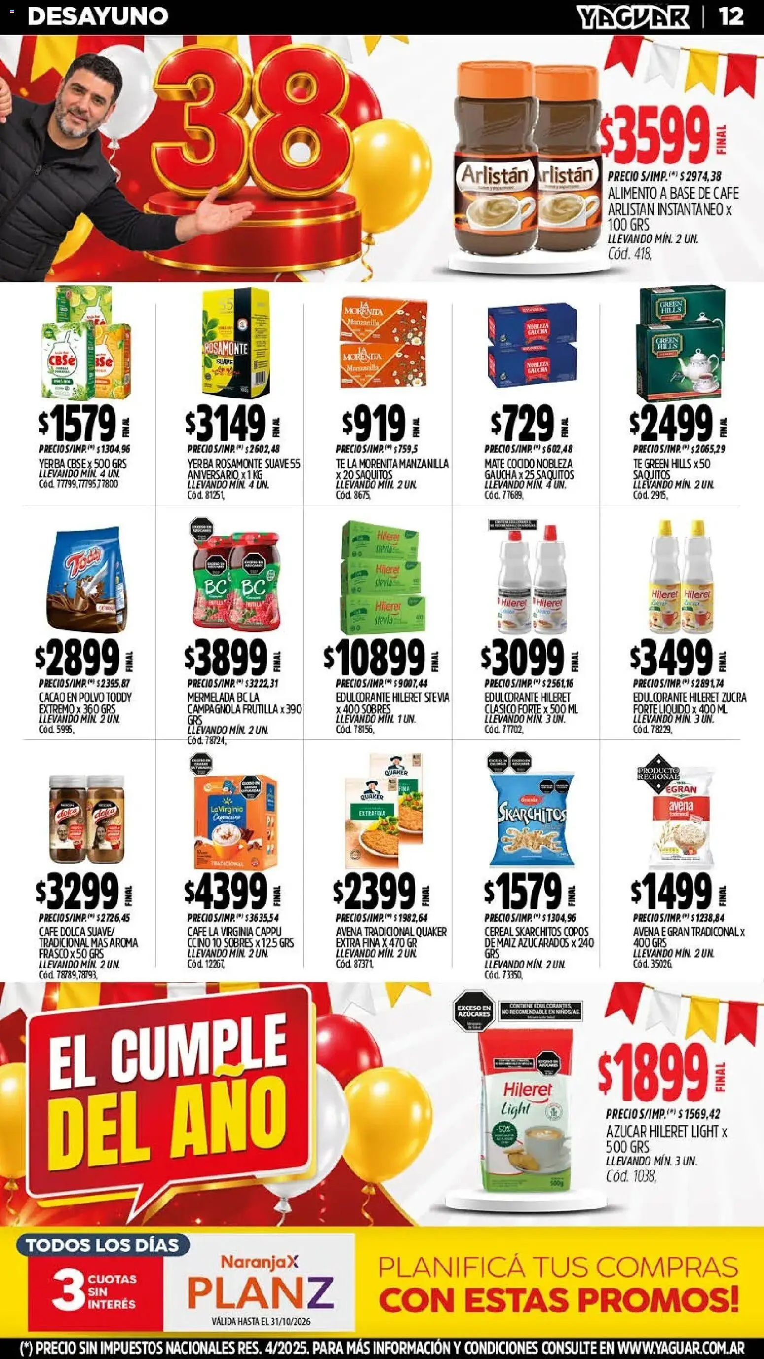 Vista previa del folleto de la tienda Yaguar válido desde el 05/10/2026 