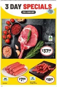 Preview of catalogue IGA 3 Day Specials Coburg from shop IGA valid 04/09/2026