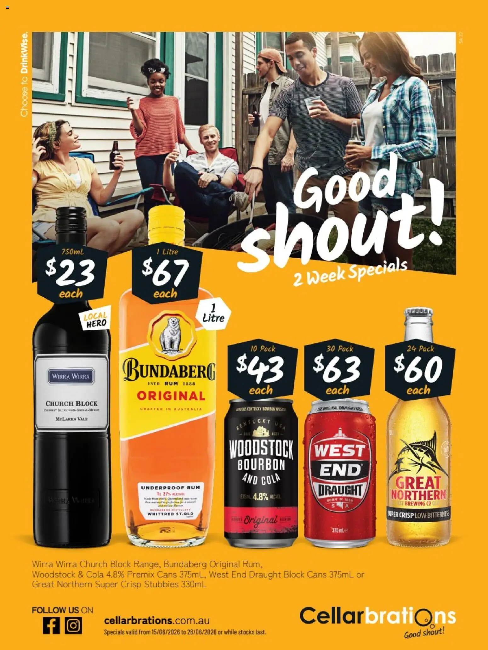 Preview of catalogue Cellarbrations catalogue SA Z2 from shop Cellarbrations valid 15/06/2026