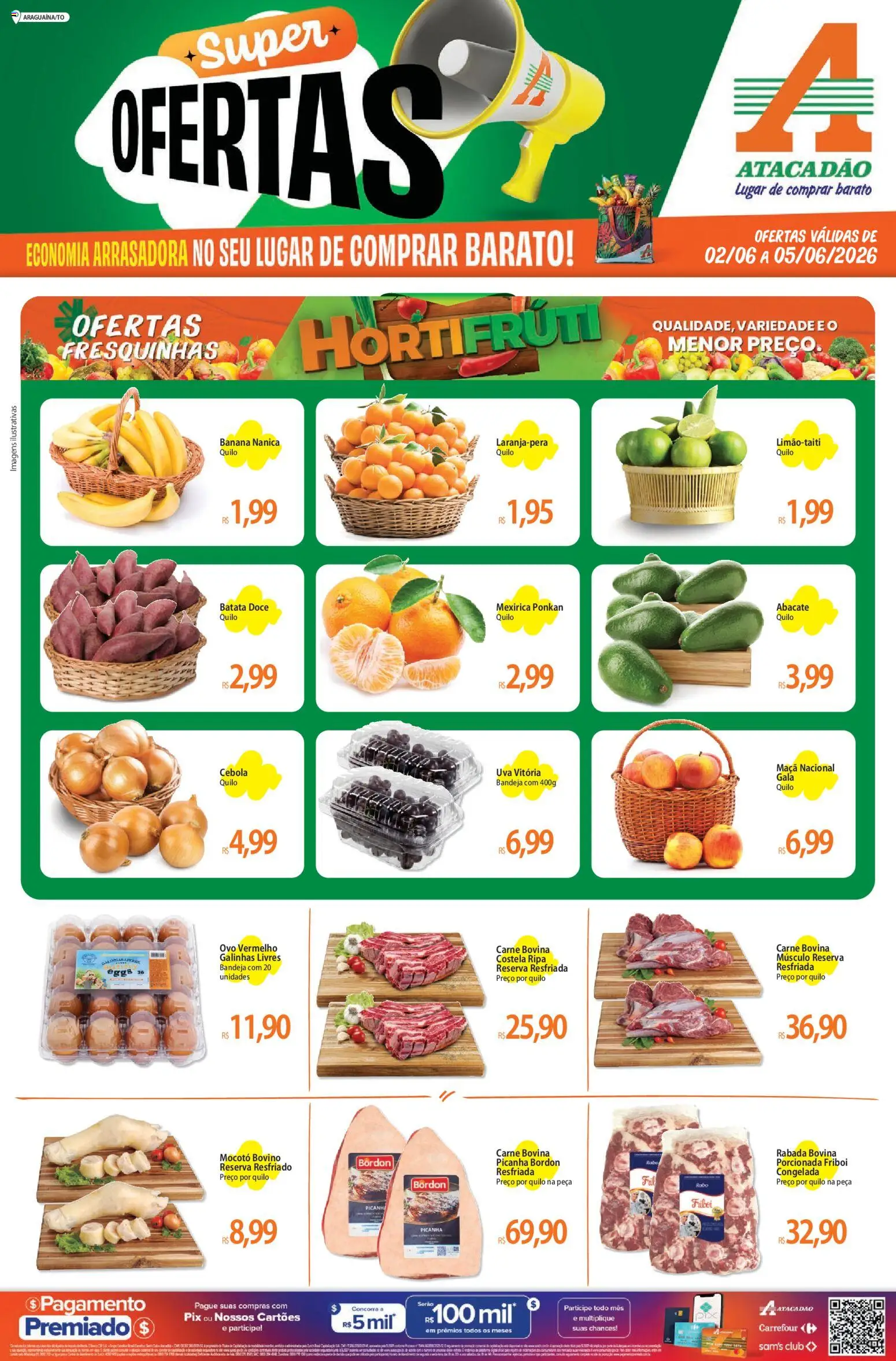 Pré-Visualização do folheto "Atacadão ofertas - TO" da loja Atacadão válido a partir de 02/06/2026