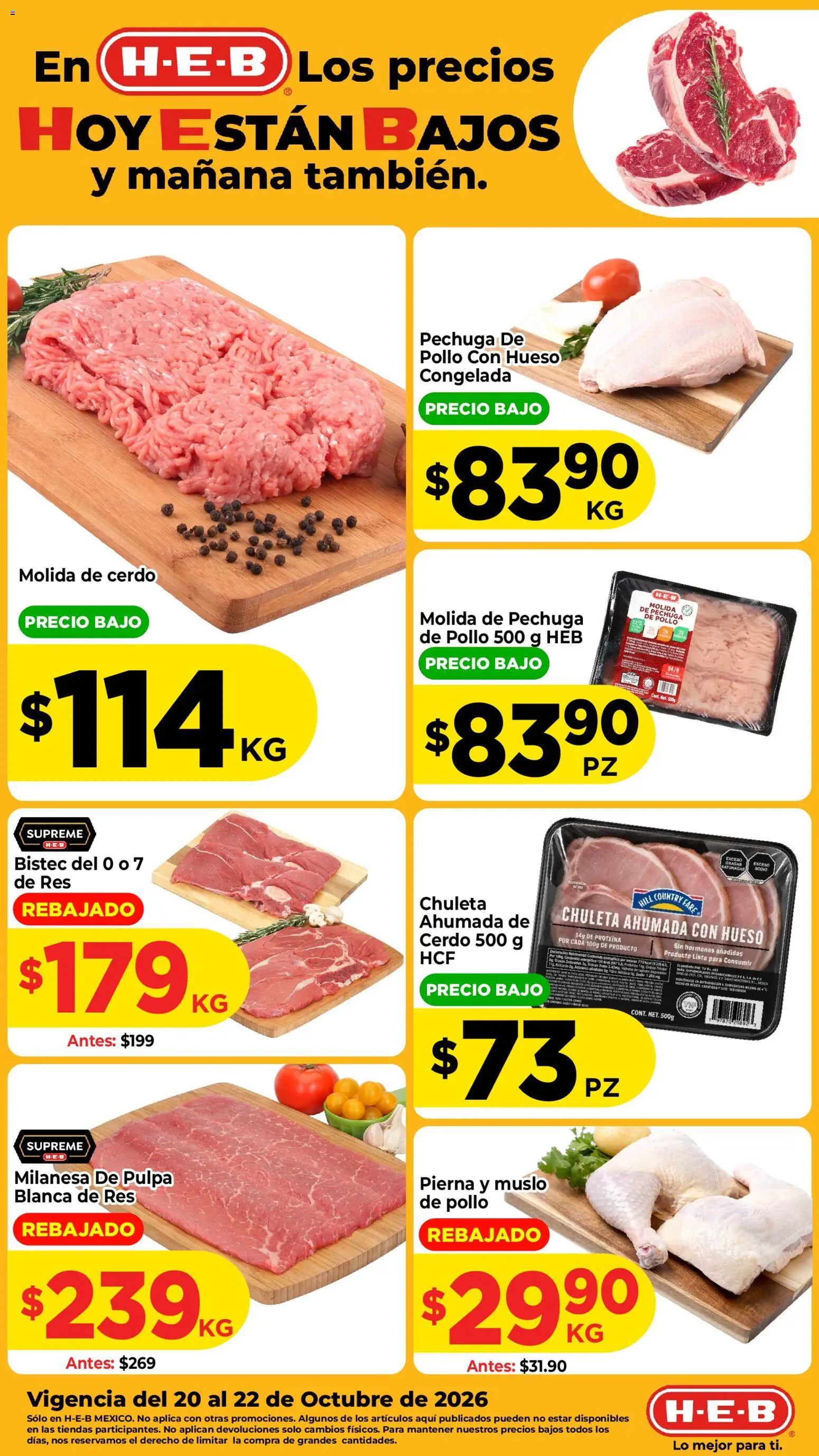 Vista previa las ofertas de la tienda H-E-B - H-E-B folleto desde el 20/10/2026 