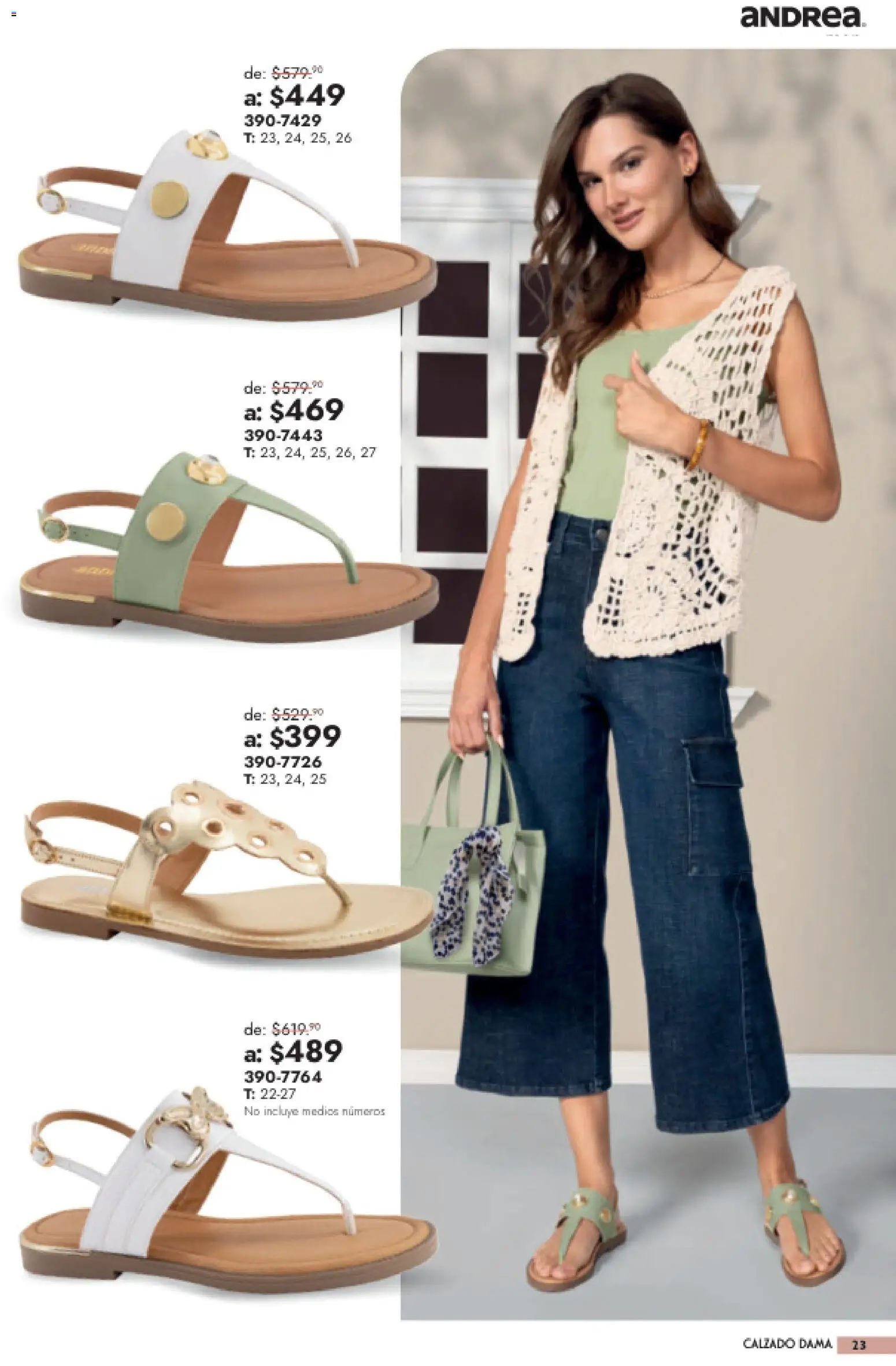 Vista previa las ofertas de la tienda Andrea - Andrea catálogo Outlet desde el 26/07/2026 