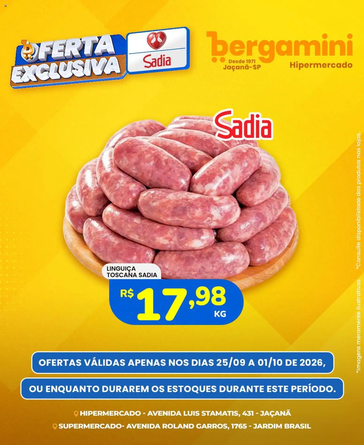 Ofertas Supermercado Bergamini ofertas Sadia e a Perdigão até 01/10/2026. - Página 4