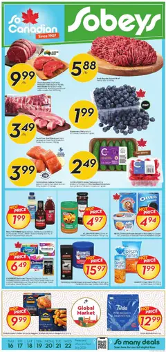 Preview of leaflet Sobeys weekly flyer / circulaire from shop Sobeys is valid from Jul 16, 2026