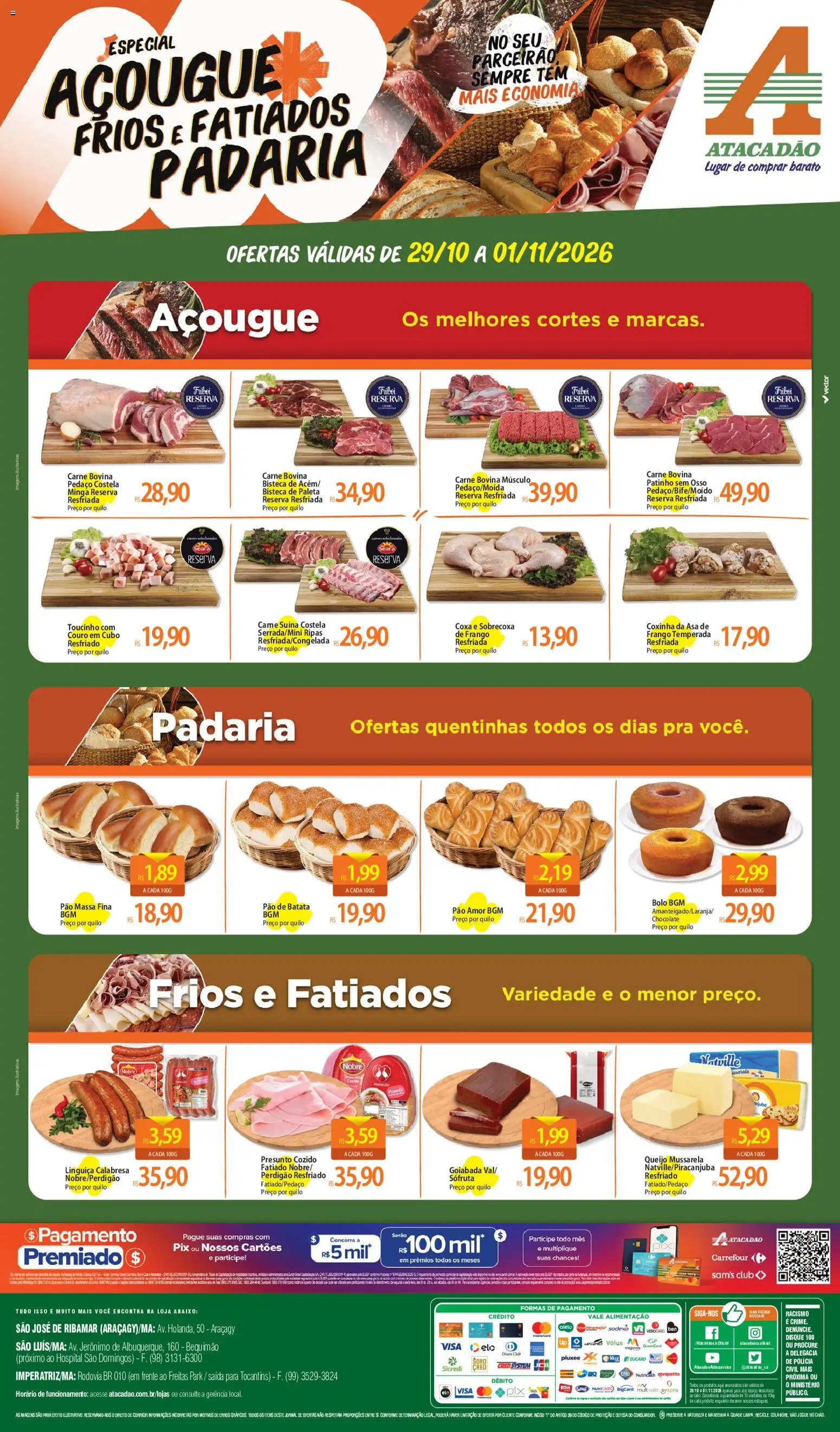 Pré-Visualização do folheto "Atacadão ofertas - MA" da loja Atacadão válido a partir de 29/10/2026