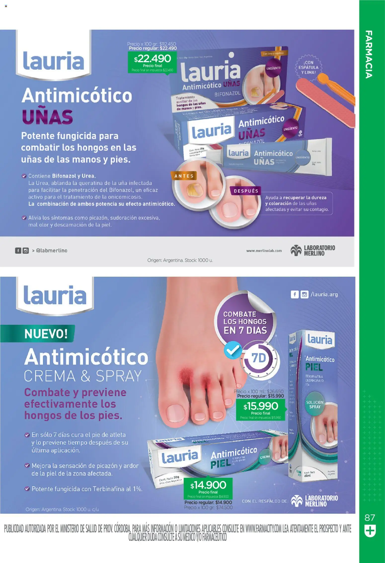 Vista previa del folleto de la tienda Farmacity válido desde el 01/09/2026 