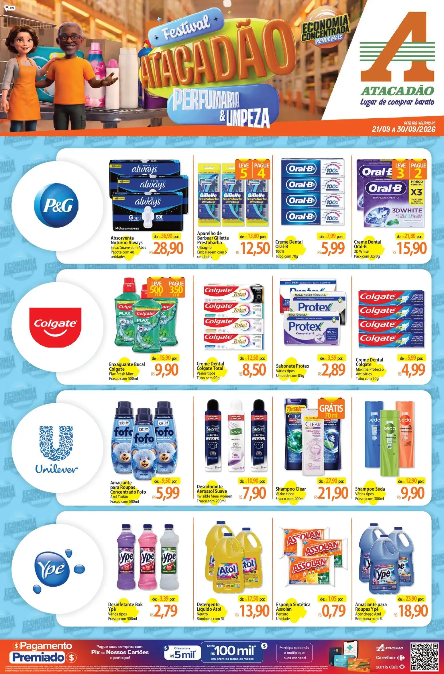 Pré-Visualização do folheto "Atacadão ofertas - RN" da loja Atacadão válido a partir de 21/09/2026