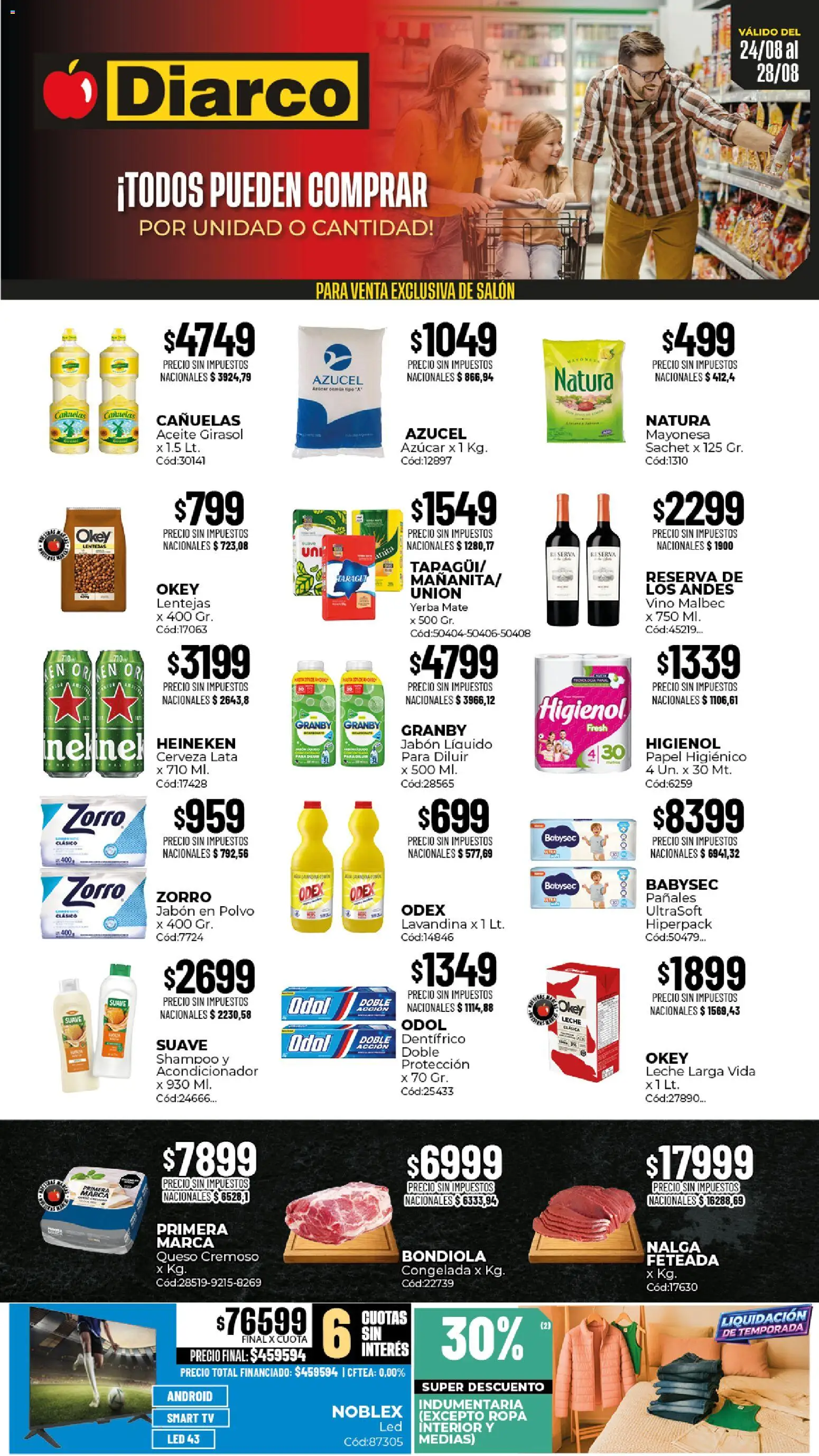 Vista previa del folleto de la tienda Diarco válido desde el 24/08/2026 