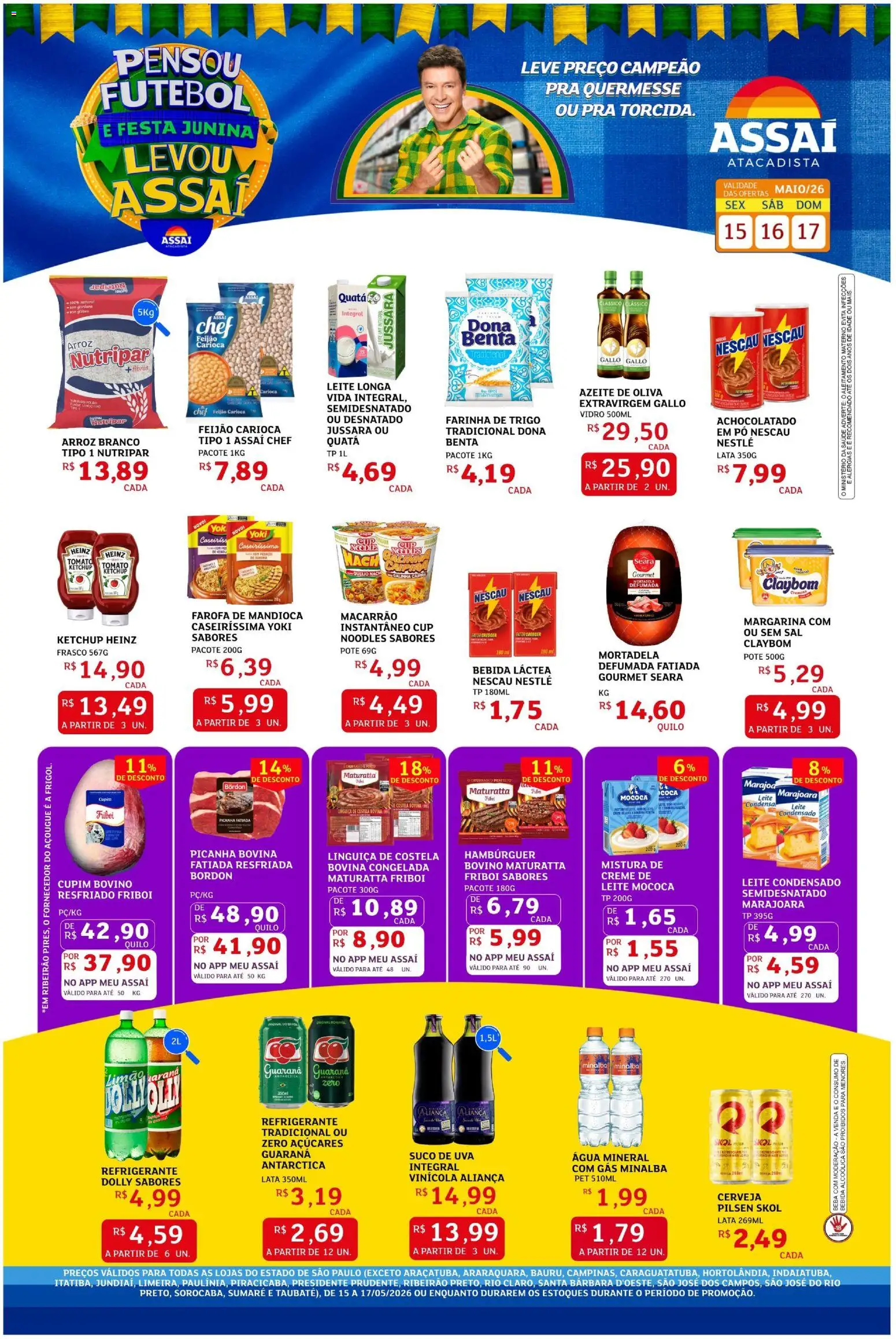Pré-Visualização do folheto "Assaí Atacadista ofertas - SP" da loja Assaí Atacadista válido a partir de 15/05/2026