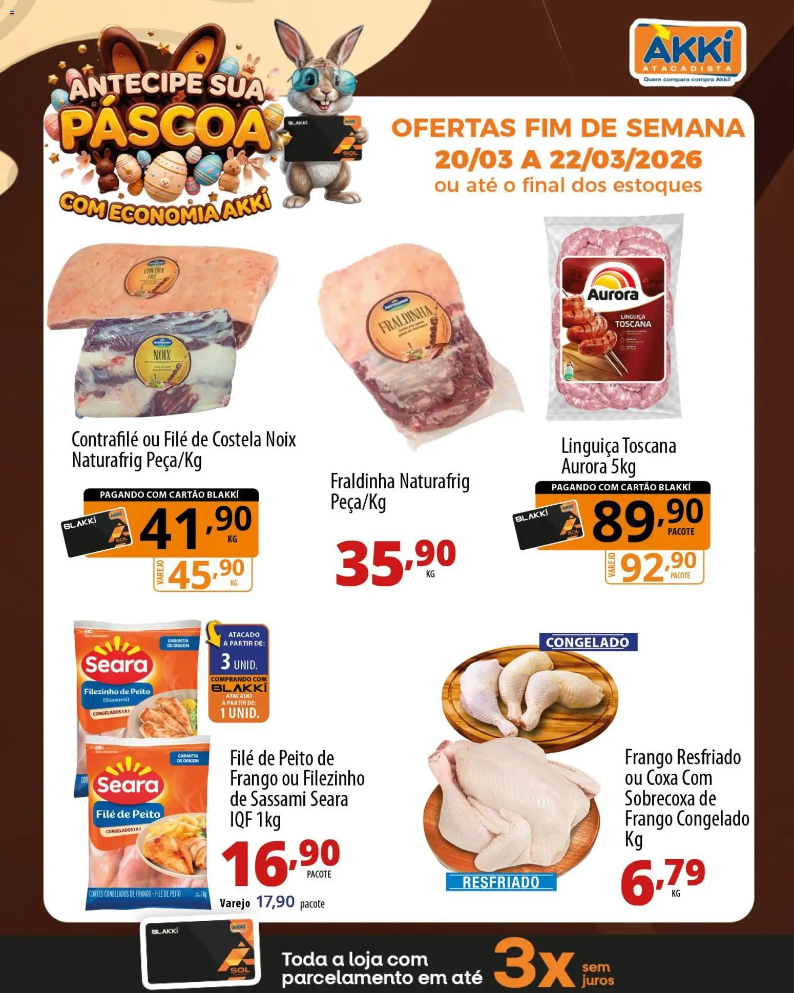 Akkey【フォロー100円引き♥】様 Akki Atacadista Ofertas de 20/03/2026 - Folheto de promoção