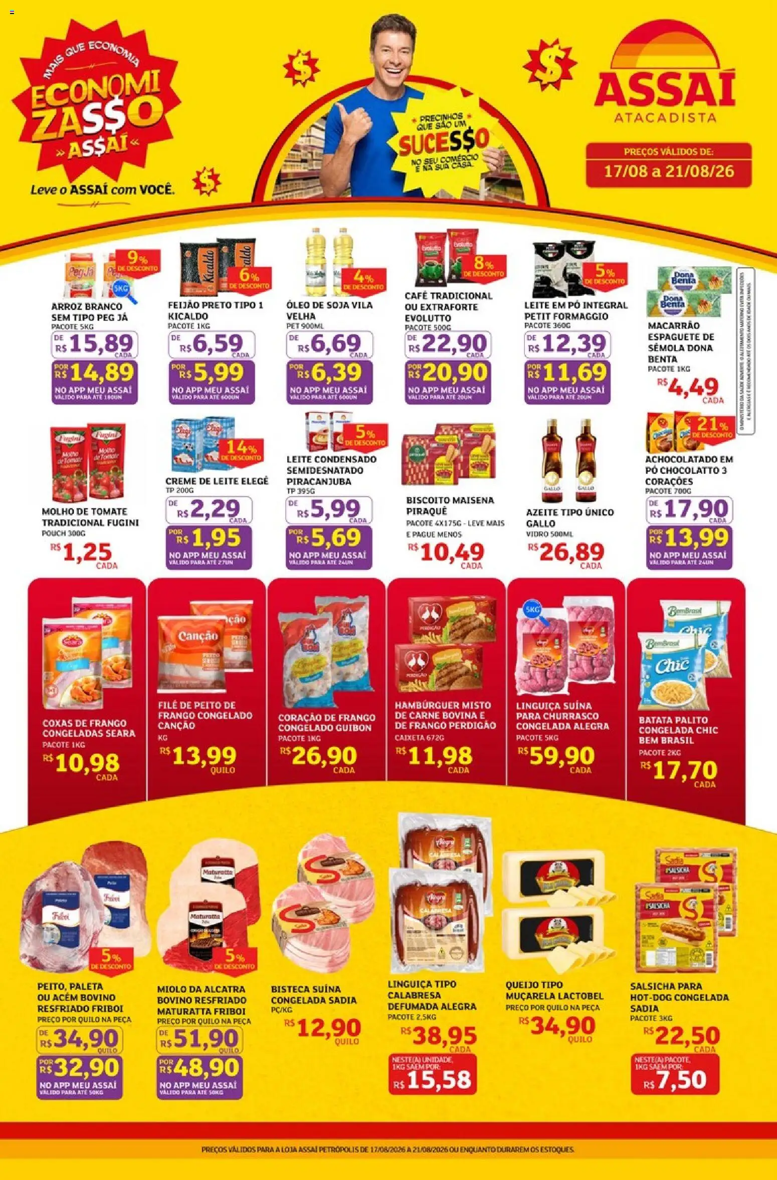 Pré-Visualização do folheto "Assaí Atacadista ofertas - RJ" da loja Assaí Atacadista válido a partir de 17/08/2026