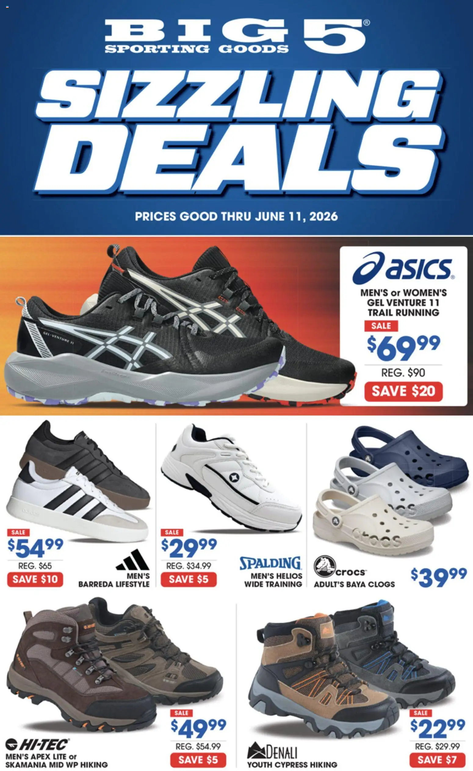 Ad Preview of Big 5 Sporting Goods Big 5 Sporting Goods Weekly Ad from 06/01/2026