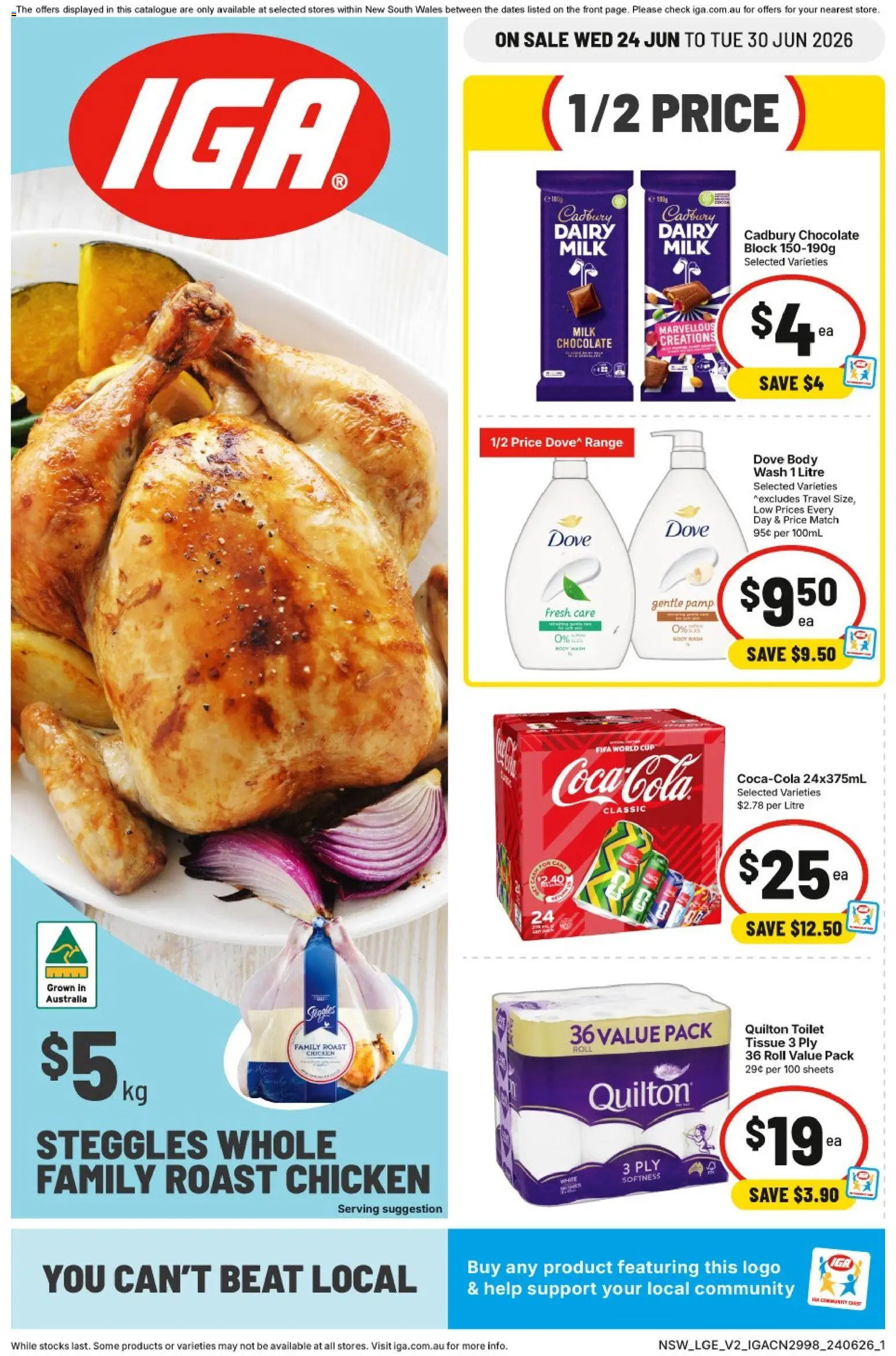 Preview of catalogue IGA catalogue from shop IGA valid 24/06/2026