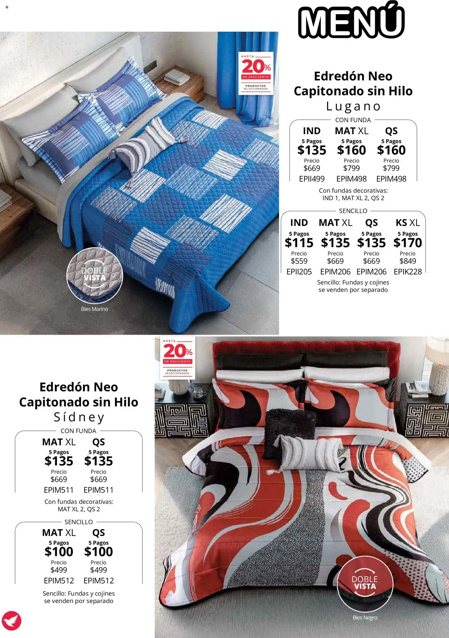 Vista previa las ofertas de la tienda Colchas Concord - Colchas Concord catálogo desde el 01/08/2026 