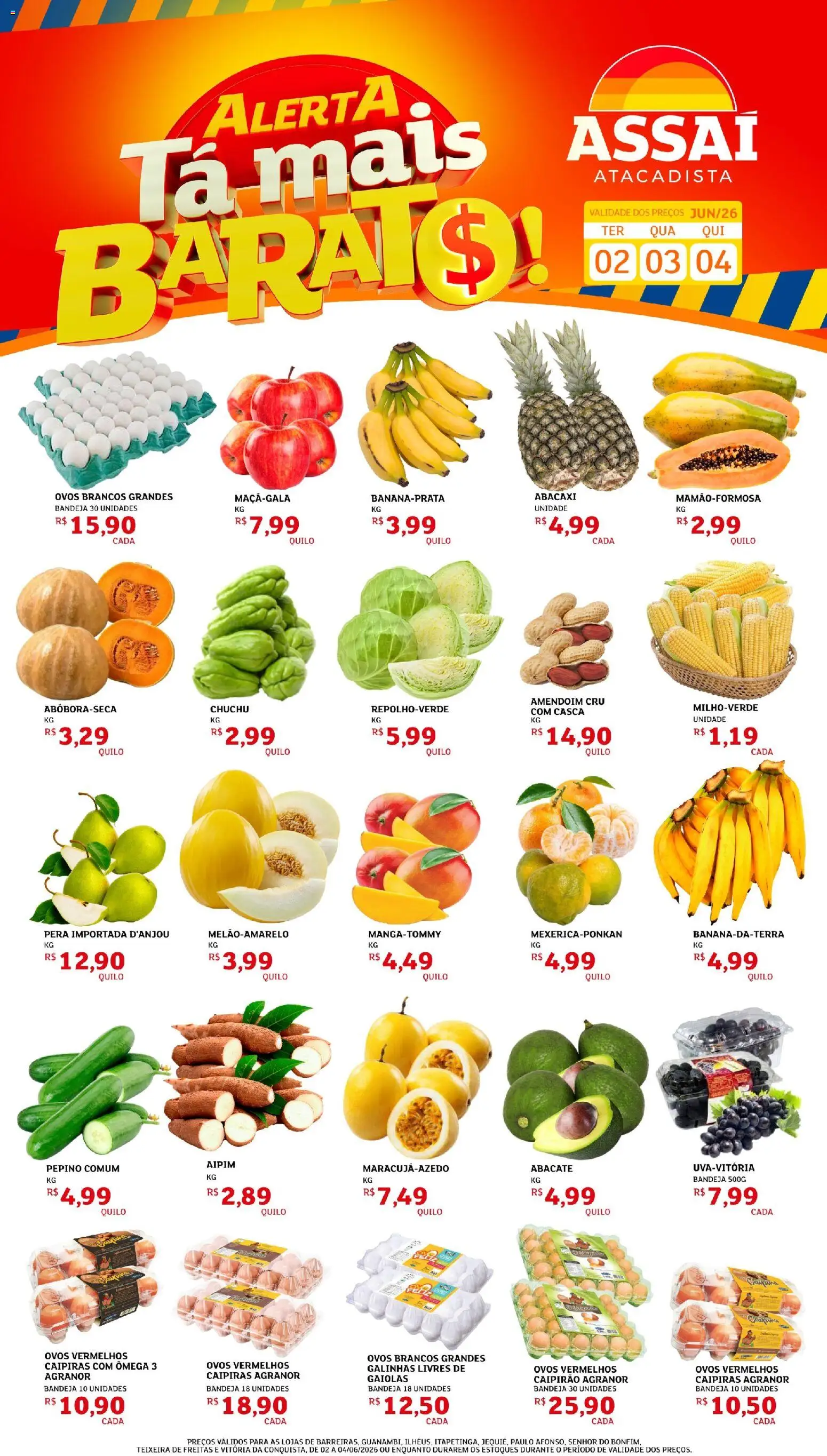 Pré-Visualização do folheto "Assaí Atacadista ofertas - BA" da loja Assaí Atacadista válido a partir de 02/06/2026