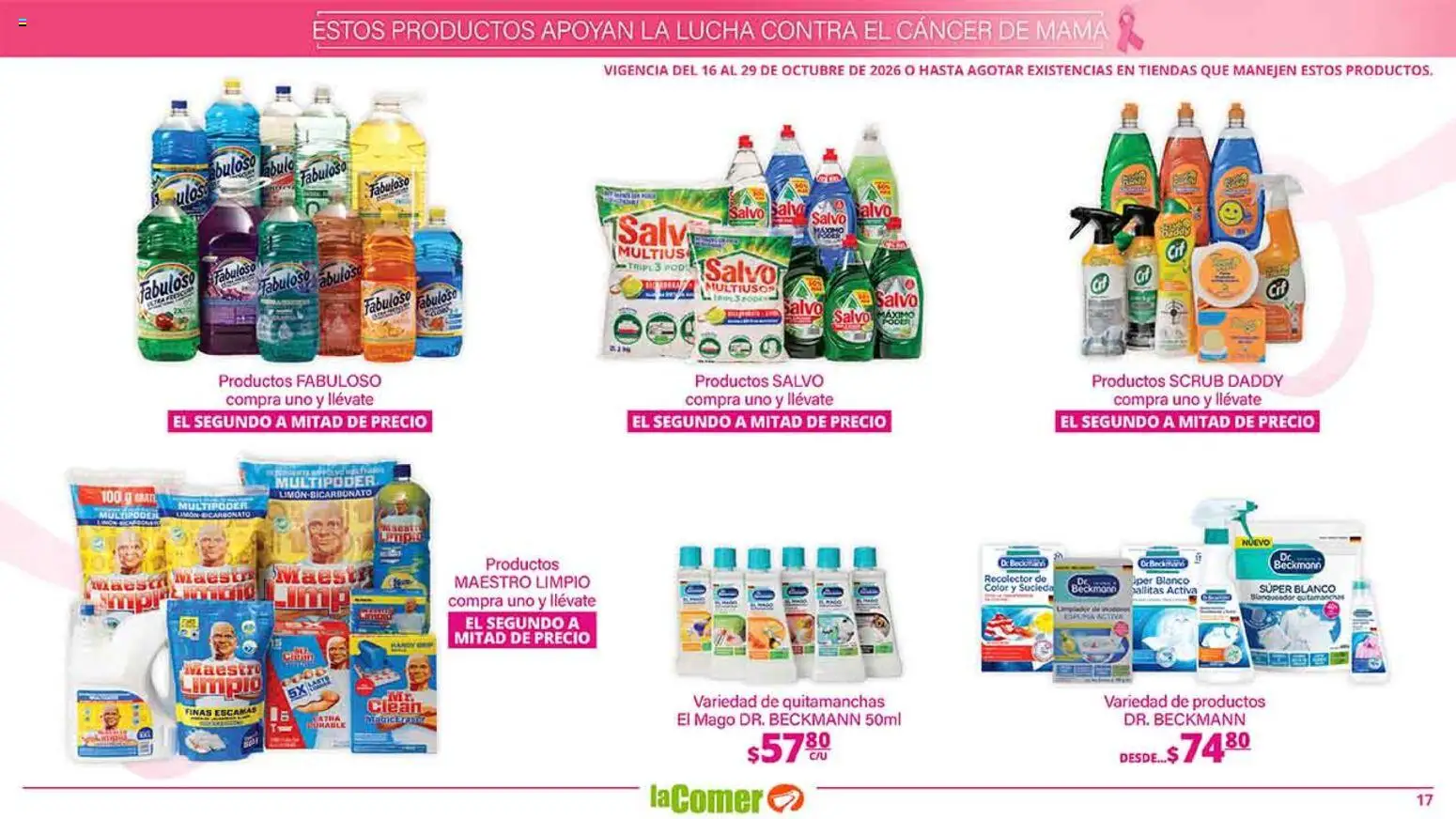 Vista previa las ofertas de la tienda La Comer - La Comer folleto es la tienda rosa desde el 16/10/2026 
