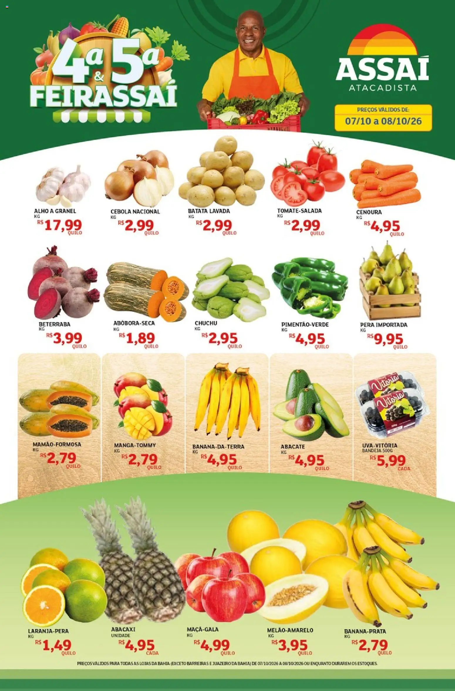 Pré-Visualização do folheto "Assaí Atacadista ofertas - BA" da loja Assaí Atacadista válido a partir de 07/10/2026
