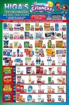 Pré-Visualização do folheto "Higa's Supermercado - Ofertas da semana" da loja Higa's Supermercado válido a partir de 14/10/2026