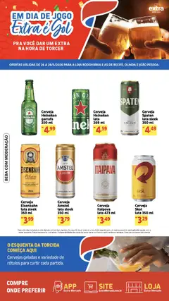 Pré-Visualização do folheto "Extra ofertas de Mercado Viral Gol" da loja Extra válido a partir de 26/05/2026