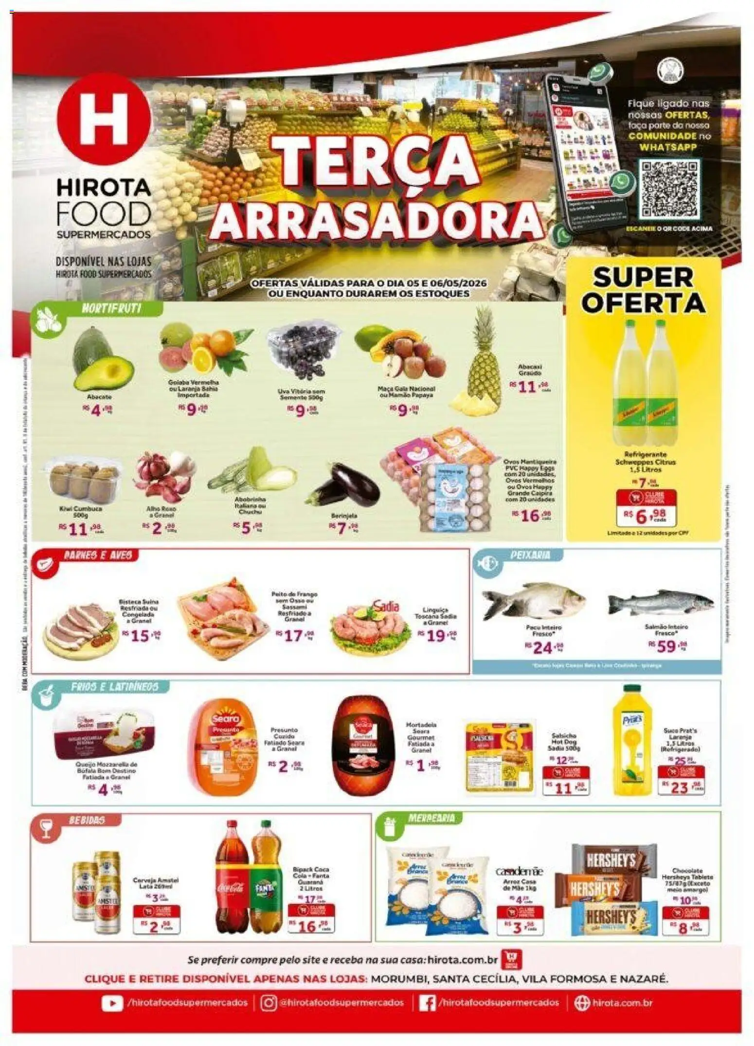 Pré-Visualização do folheto "Hirota Food ofertas Terça Arrasadora" da loja Hirota Food válido a partir de 05/05/2026