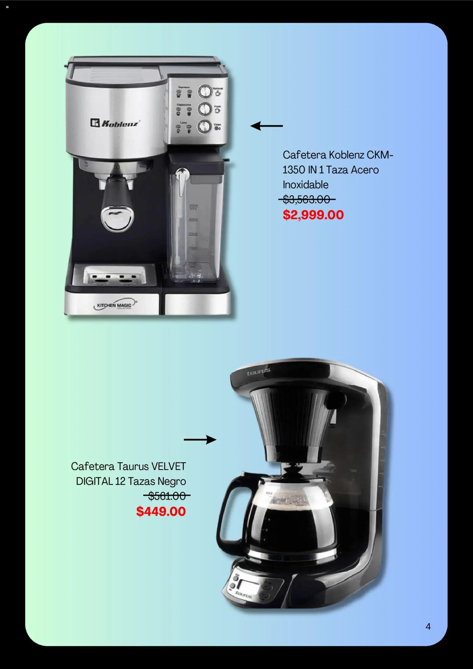 Vista previa las ofertas de la tienda Muebles America - Muebles America catálogo desde el 03/06/2026 - Cafetera, Taza