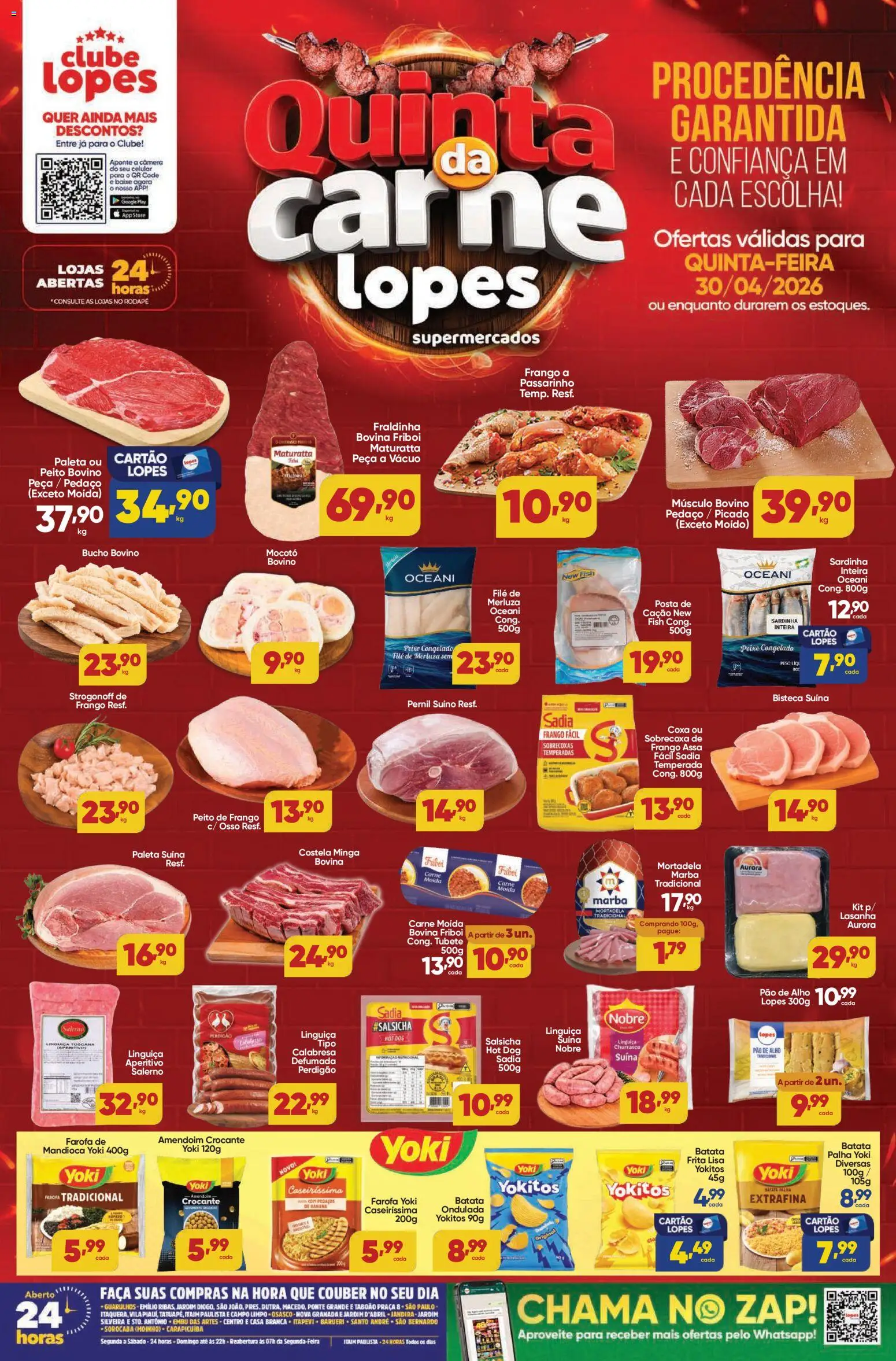 Pré-Visualização do folheto "Lopes Supermercados - Ofertas da semana" da loja Lopes Supermercados válido a partir de 30/04/2026