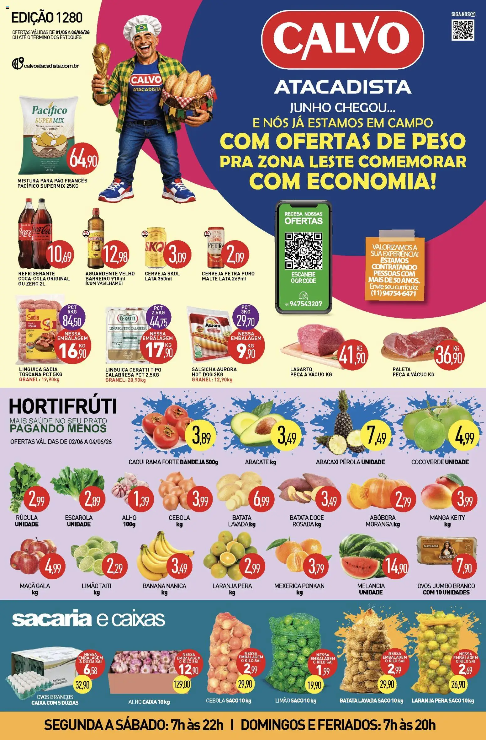 Pré-Visualização do folheto "Calvo Atacadista - Ofertas da semana" da loja Calvo Atacadista válido a partir de 01/06/2026