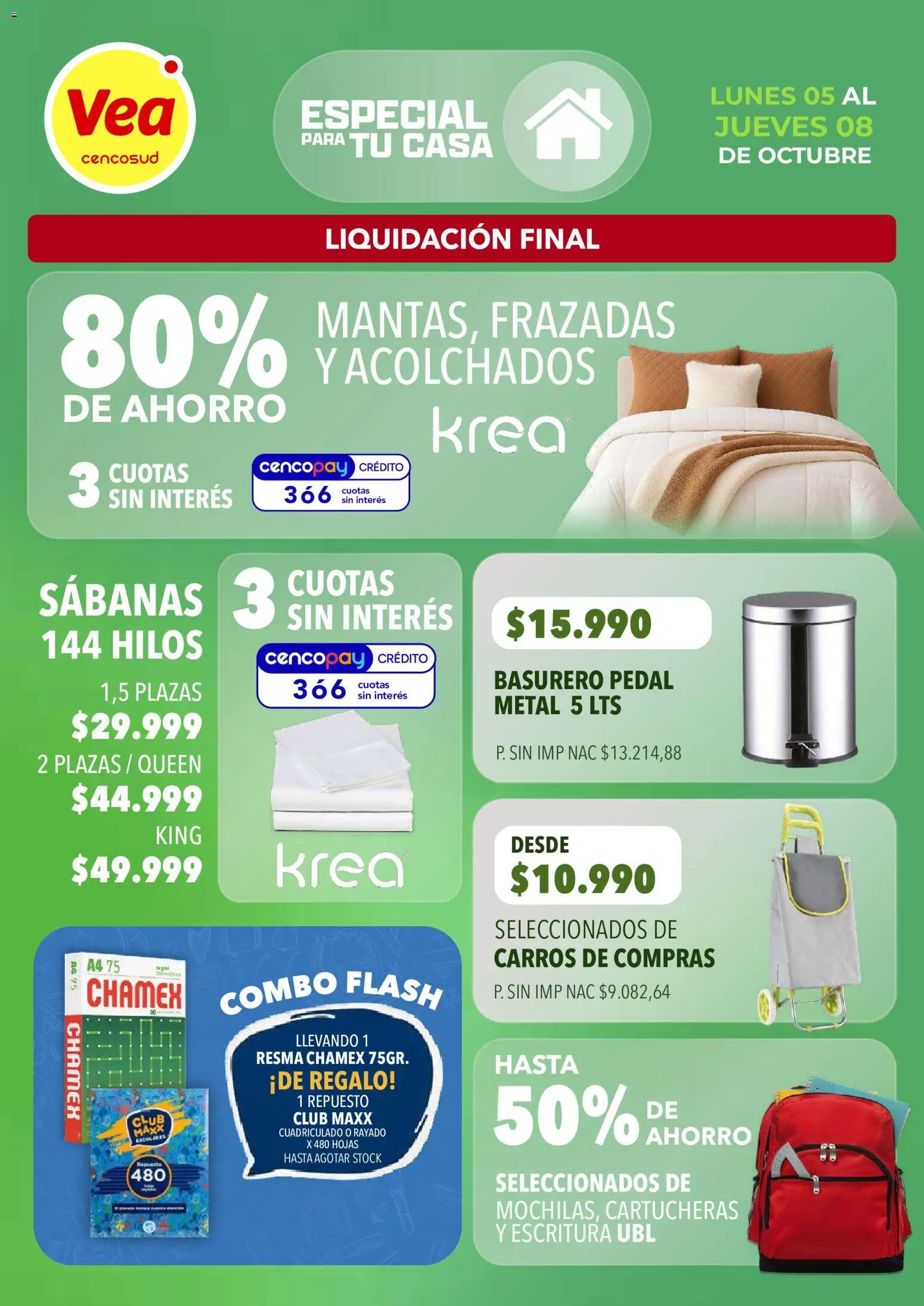 Vista previa del folleto de la tienda Vea válido desde el 05/10/2026 