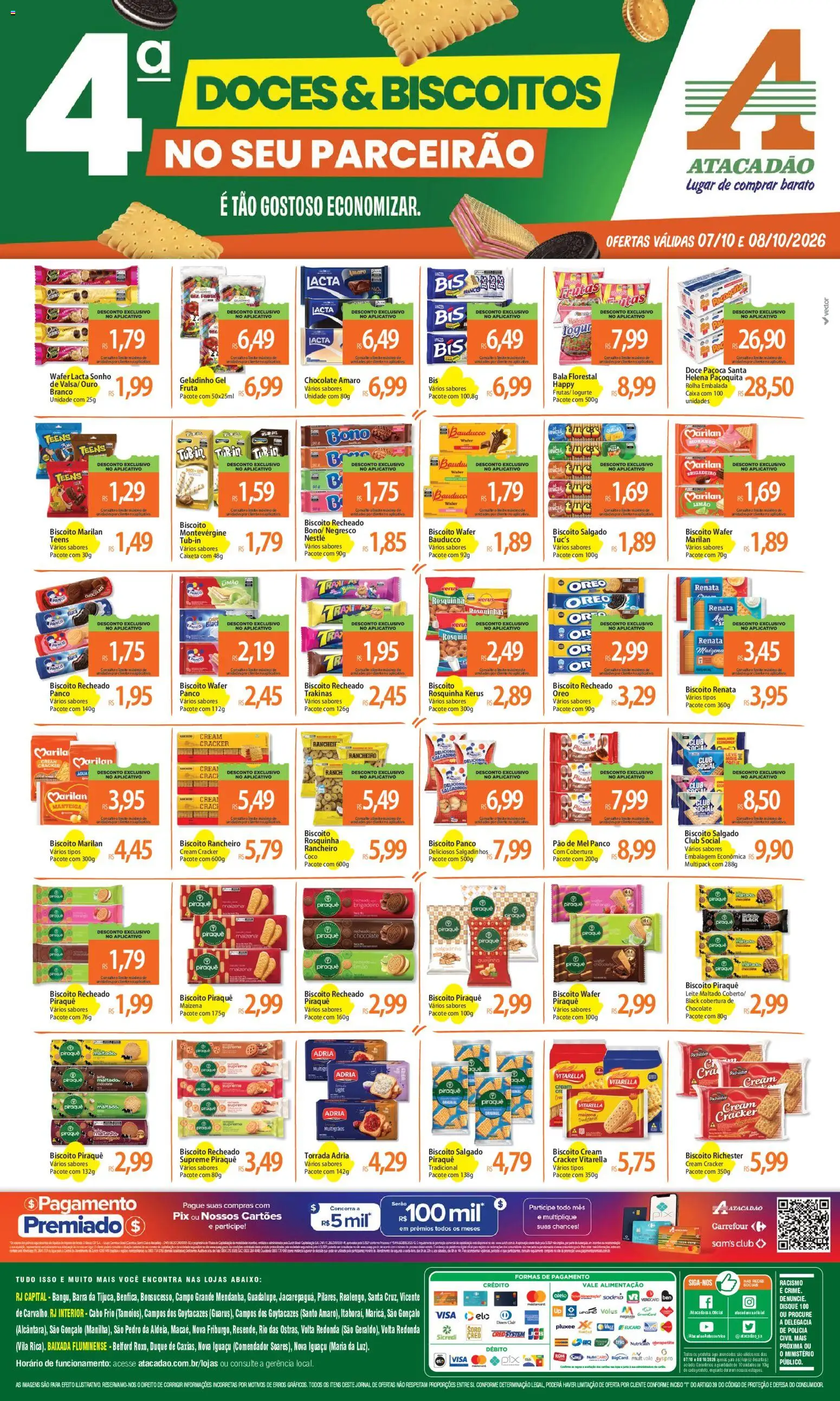Pré-Visualização do folheto "Atacadão ofertas - RJ" da loja Atacadão válido a partir de 07/10/2026
