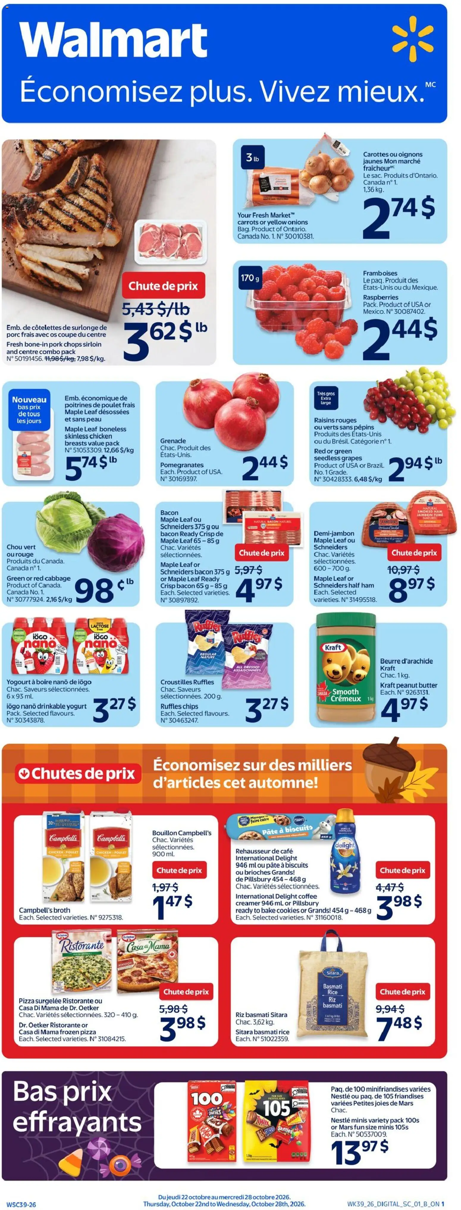 Preview of leaflet Walmart circulaire from shop Walmart is valid from Oct 22, 2026